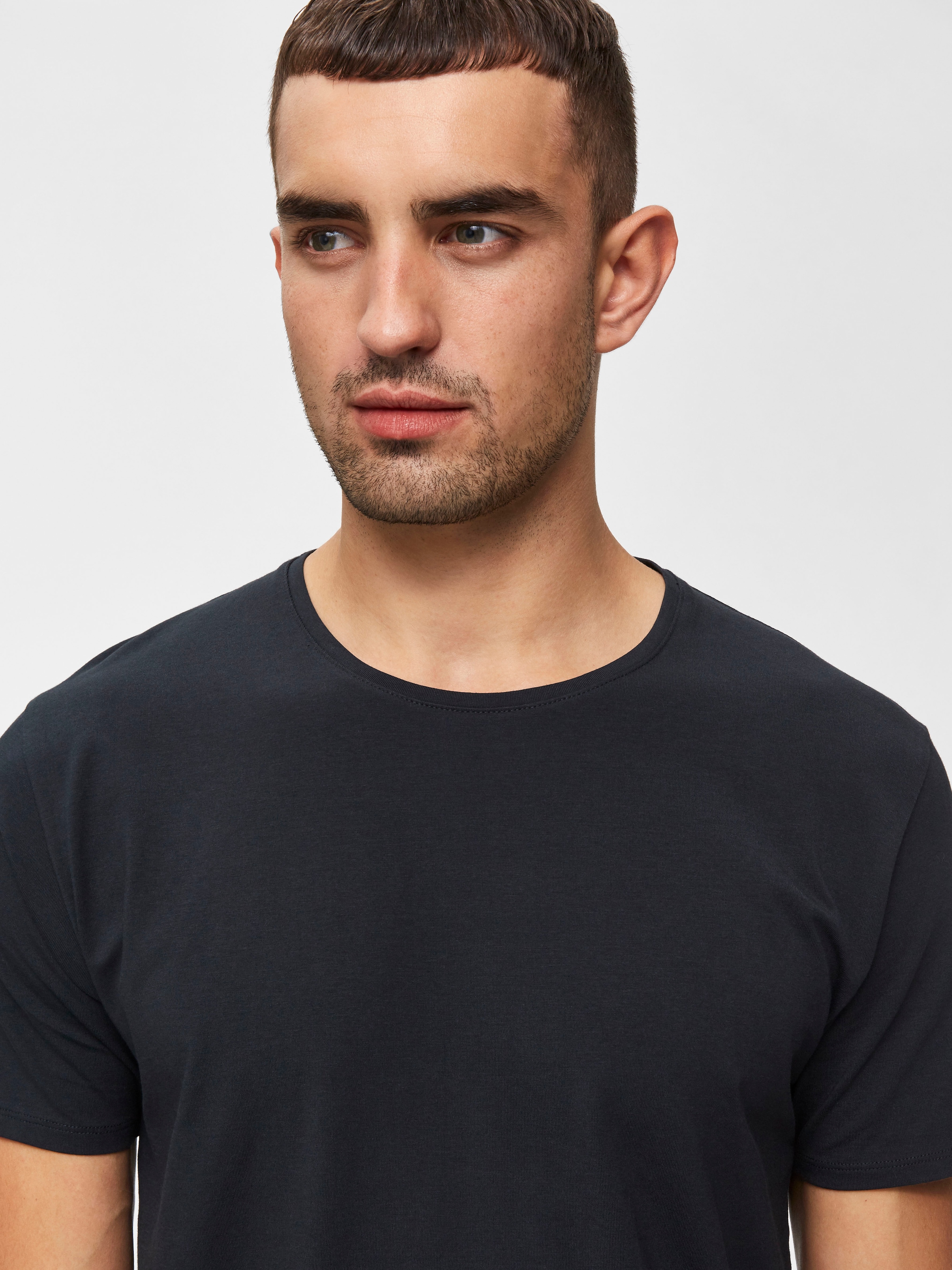 SELECTED HOMME Rundhalsshirt »Basic T-Shirt«