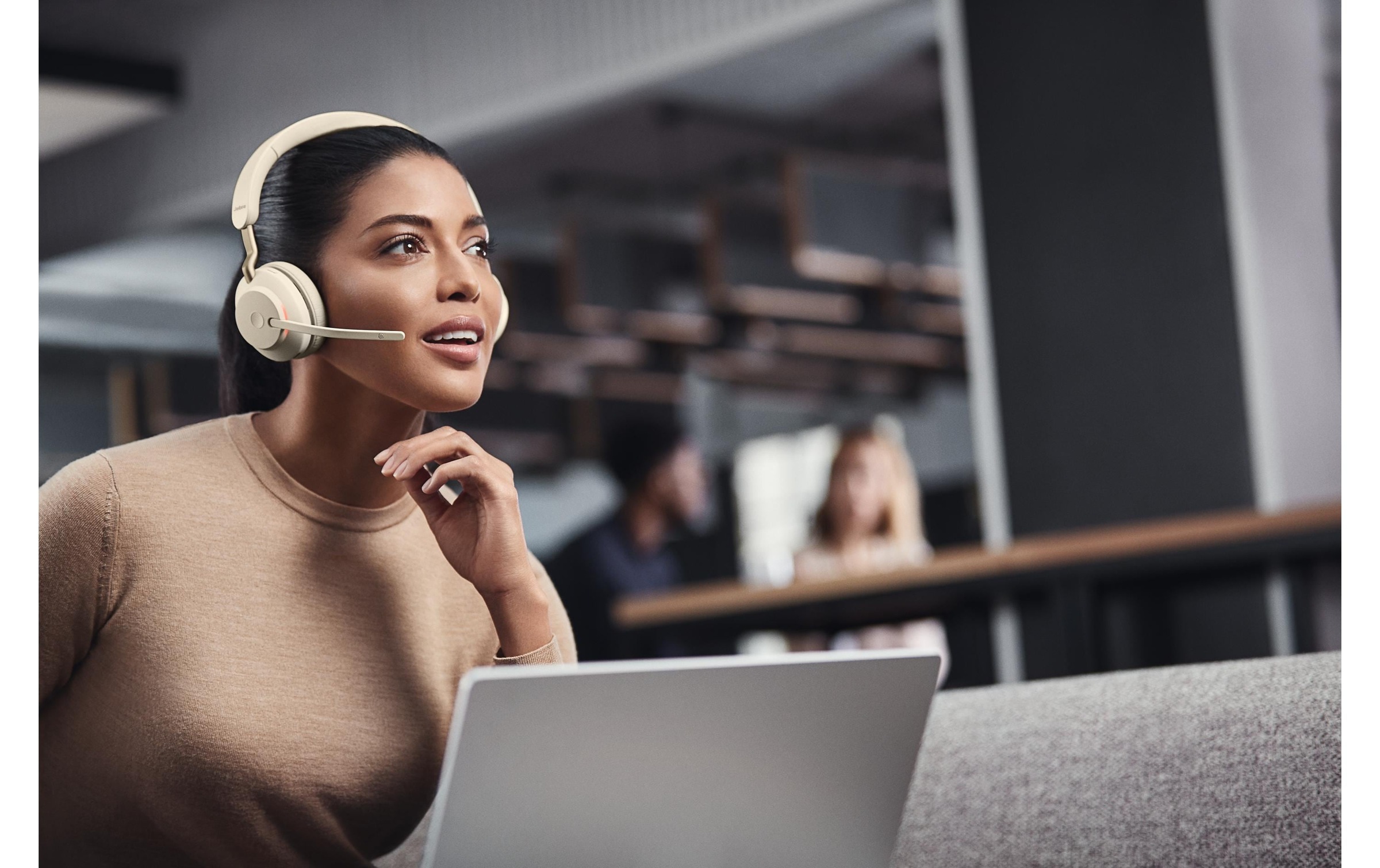 Jabra Headset »Evolve2 65 Duo UC«, Noise-Cancelling