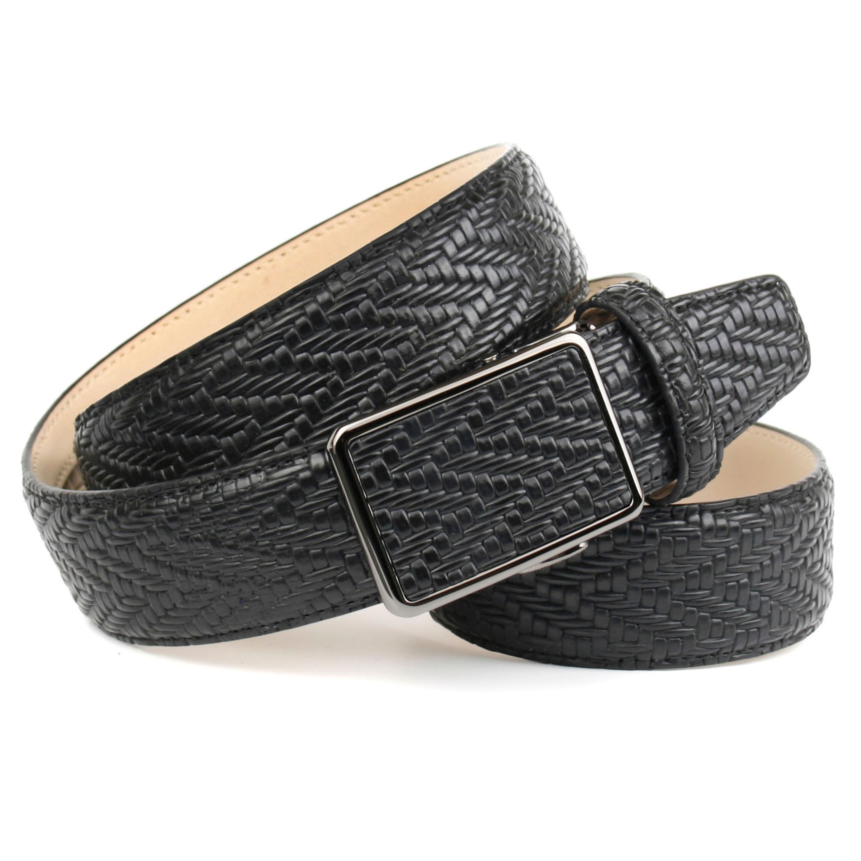 Image of Anthoni Crown Ledergürtel, Ledergürtel in Flecht-Optik bei Ackermann Versand Schweiz