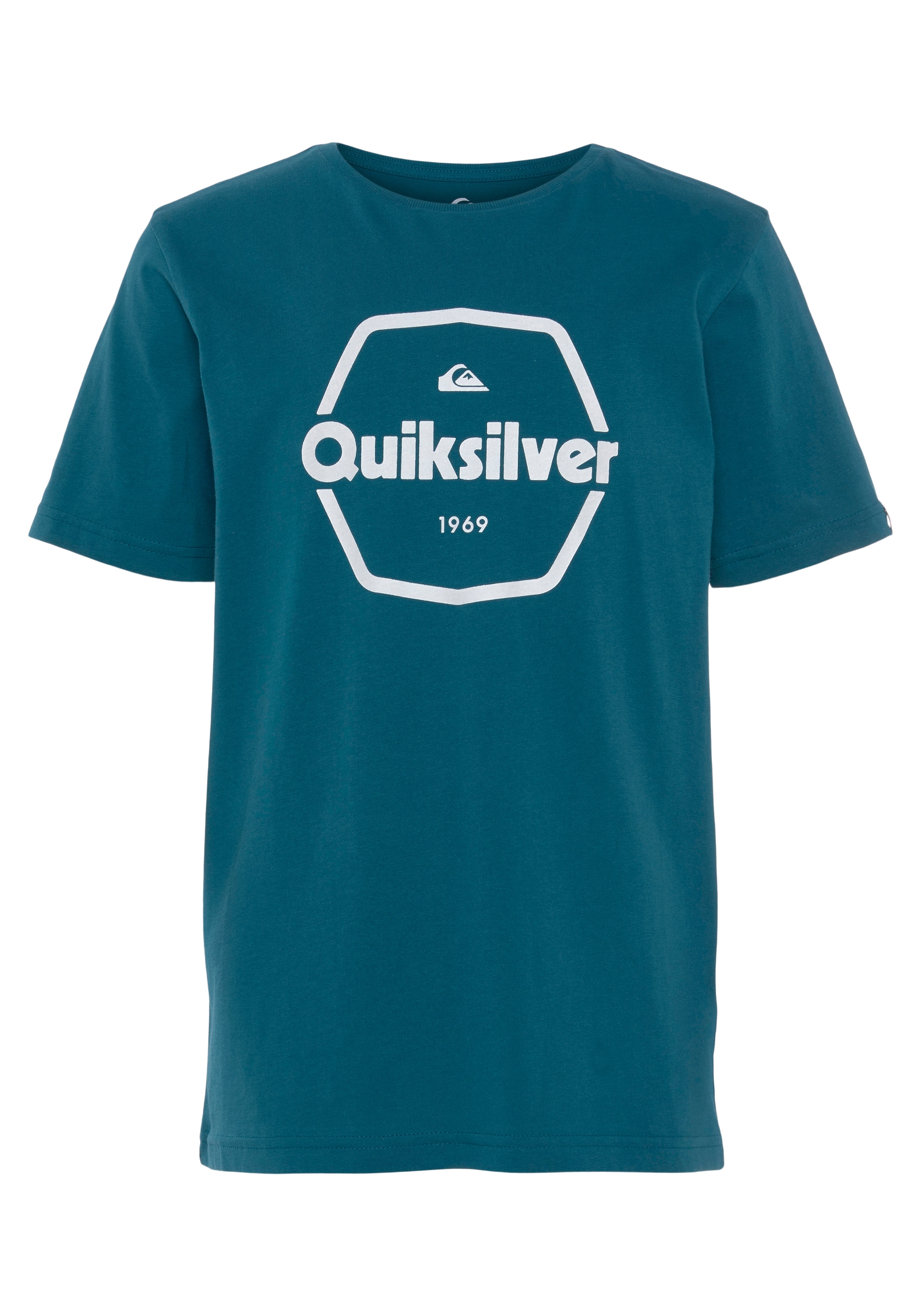 tlg.) auf Logodruck«, Doppelpack T-Shirt (Packung, ♕ 2 versandkostenfrei mit Quiksilver »Jungen