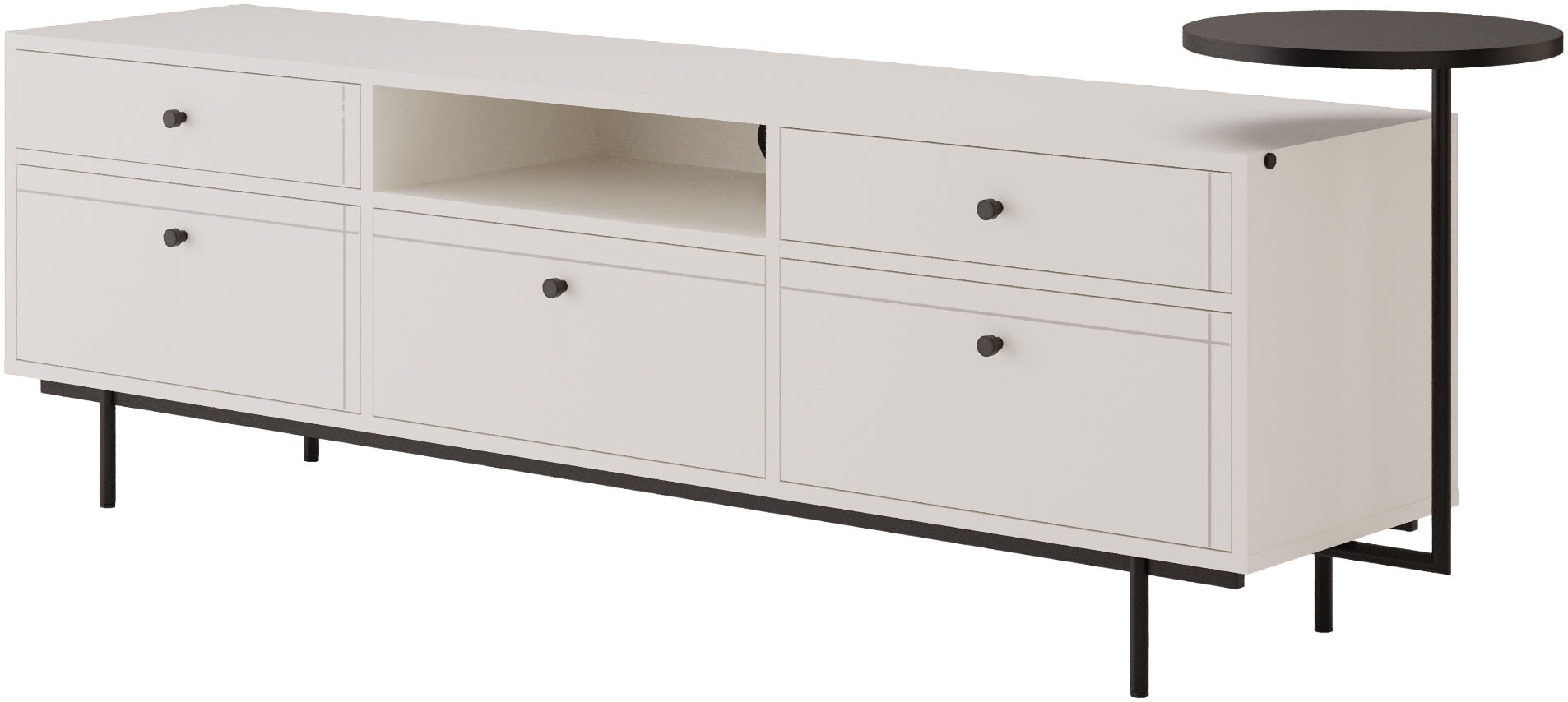 Image of Home affaire TV-Board Seitlicher Design-Beistelltisch-stilvoll und funktional.