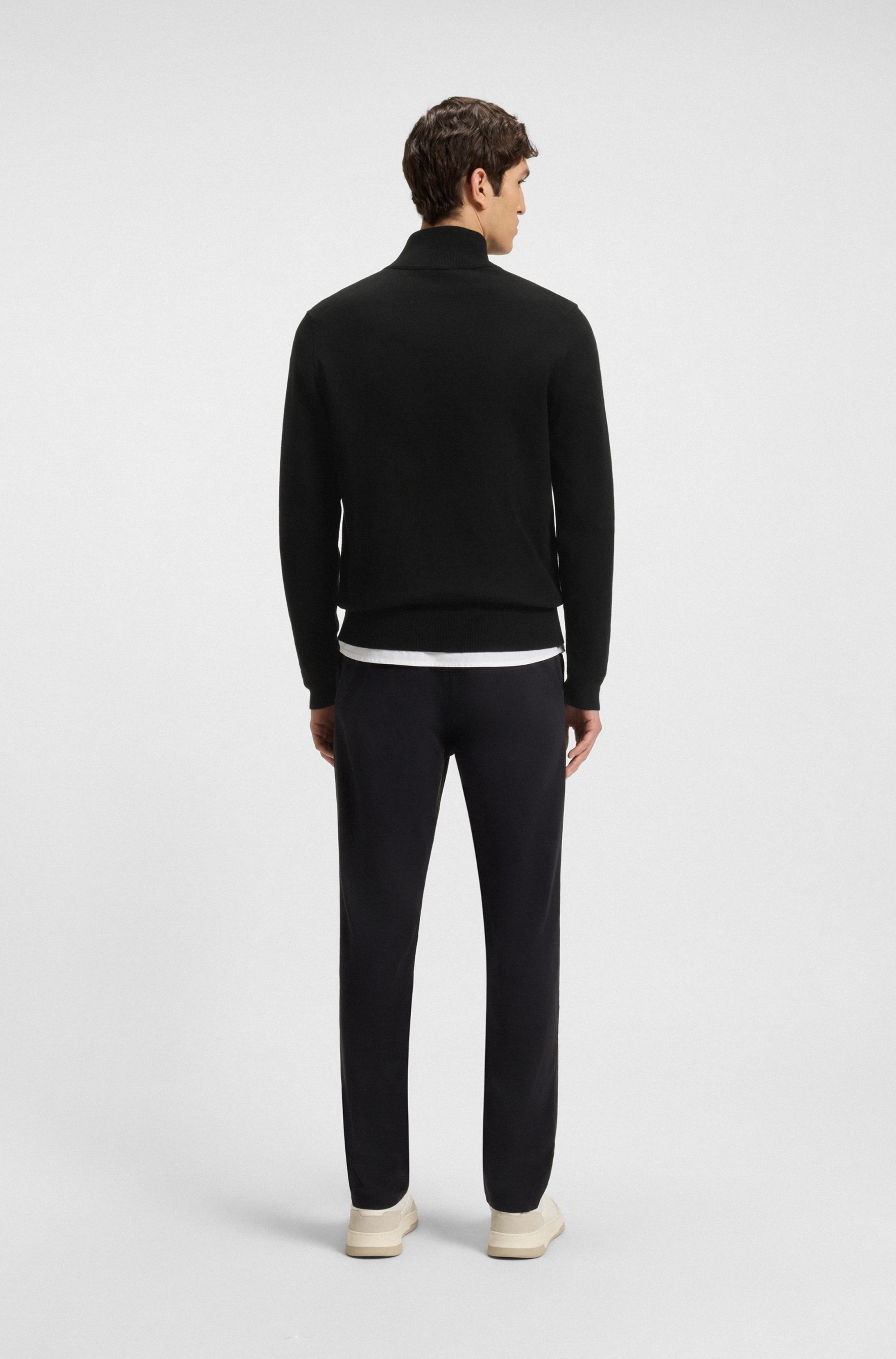 BOSS ORANGE Veste en tricot »Kanozip« mit Reissverschluss