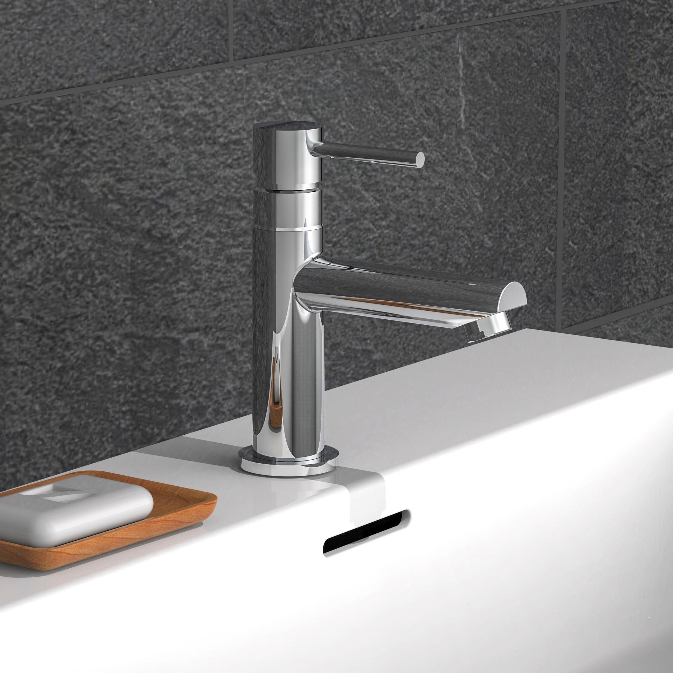 Schütte Soupape sur pied »LAURANA« pour raccord eau froide, cartouche céramique 25 mm remplaçable