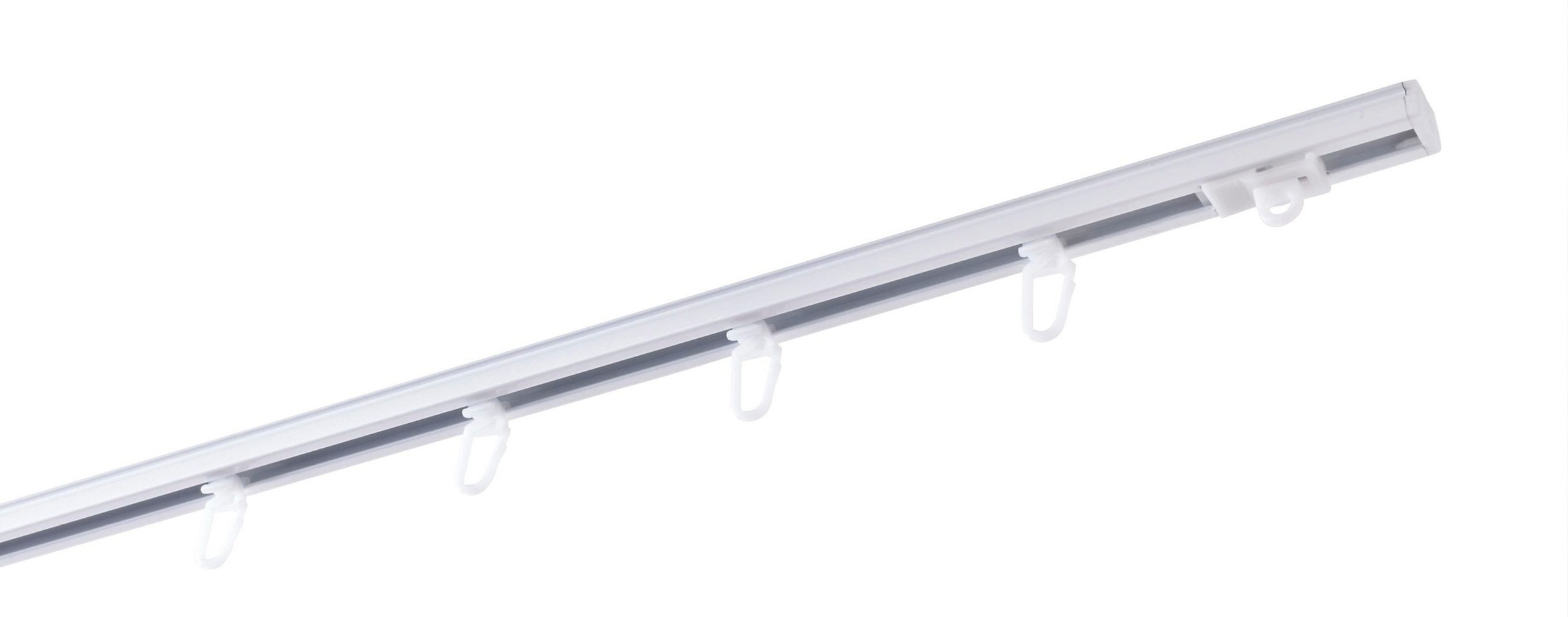 Image of GARESA Gardinenschiene »200«, 1 läufig-läufig, Wunschmasslänge, schlichte Aluminium-Innenlaufgarnitur, einfache Montage, m. Profilverbinder verlängerbar, Deckenmontage bei Ackermann Versand Schweiz