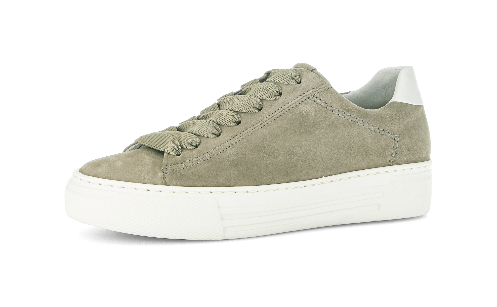 Image of Gabor Plateausneaker, Freizeitschuh, Halbschuh, Schnürschuh, Kontrastbesatz an der Ferse