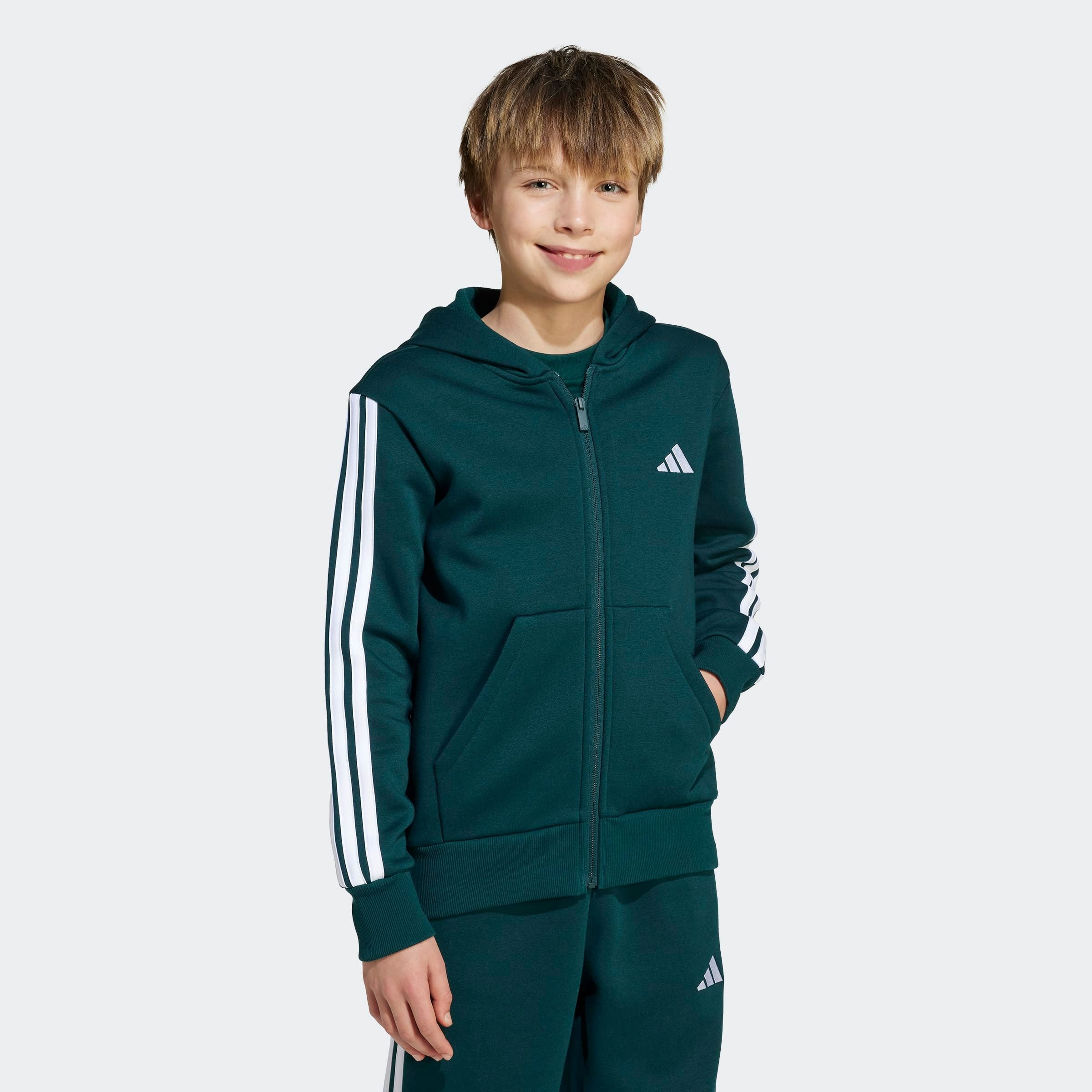 adidas Sportswear Kapuzensweatshirt »J 3S FL FZ HD«