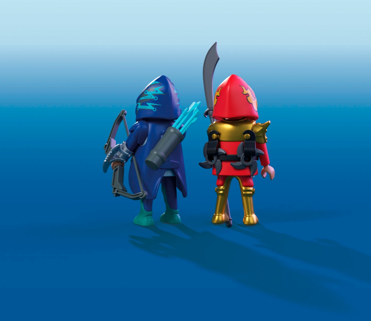 Playmobil® Konstruktions-Spielset »Helden-Drohne gegen bösen Ninja (71833), Heroes« Made in Europe