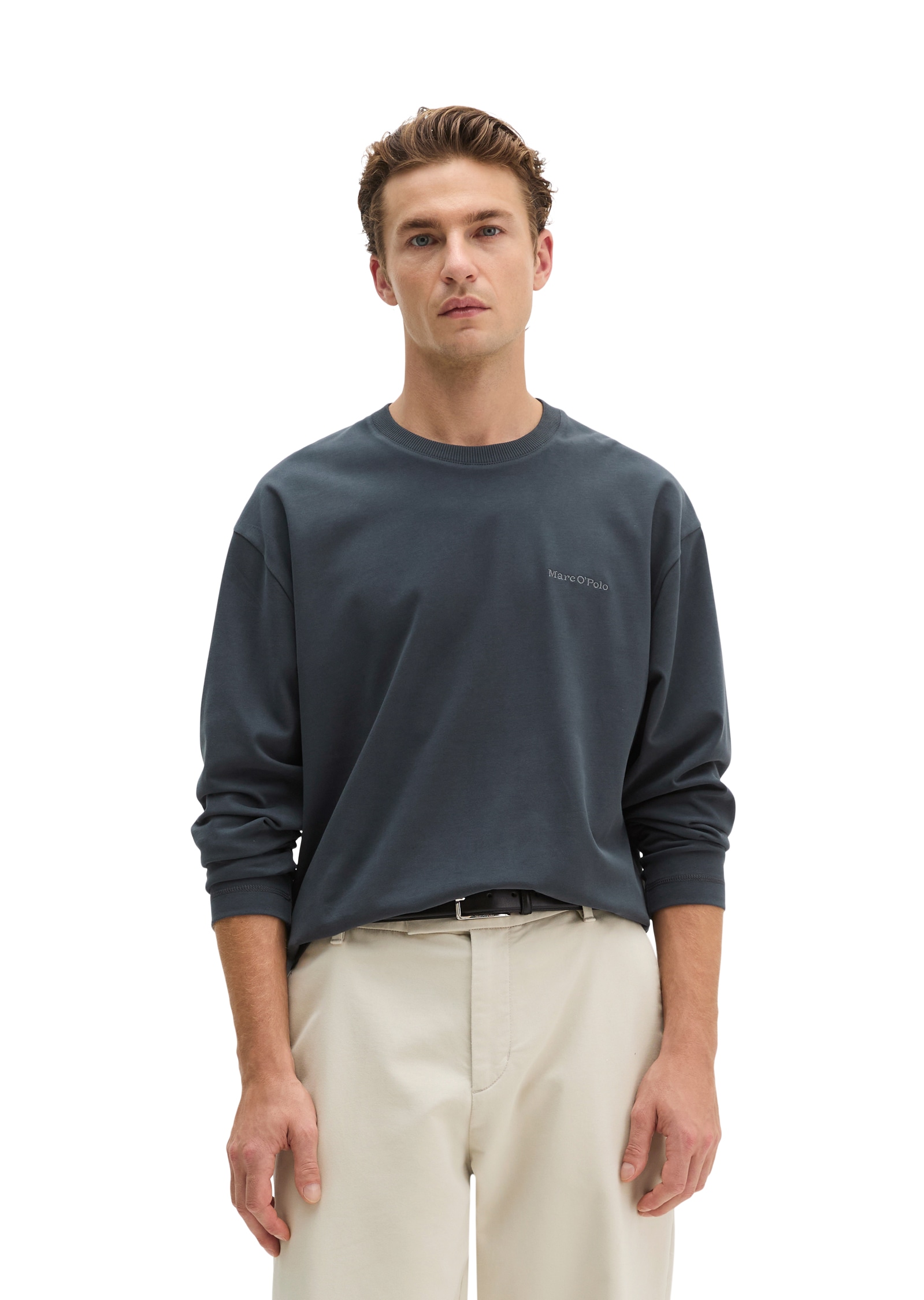 Image of Marc OPolo Langarmshirt aus Organic Cotton