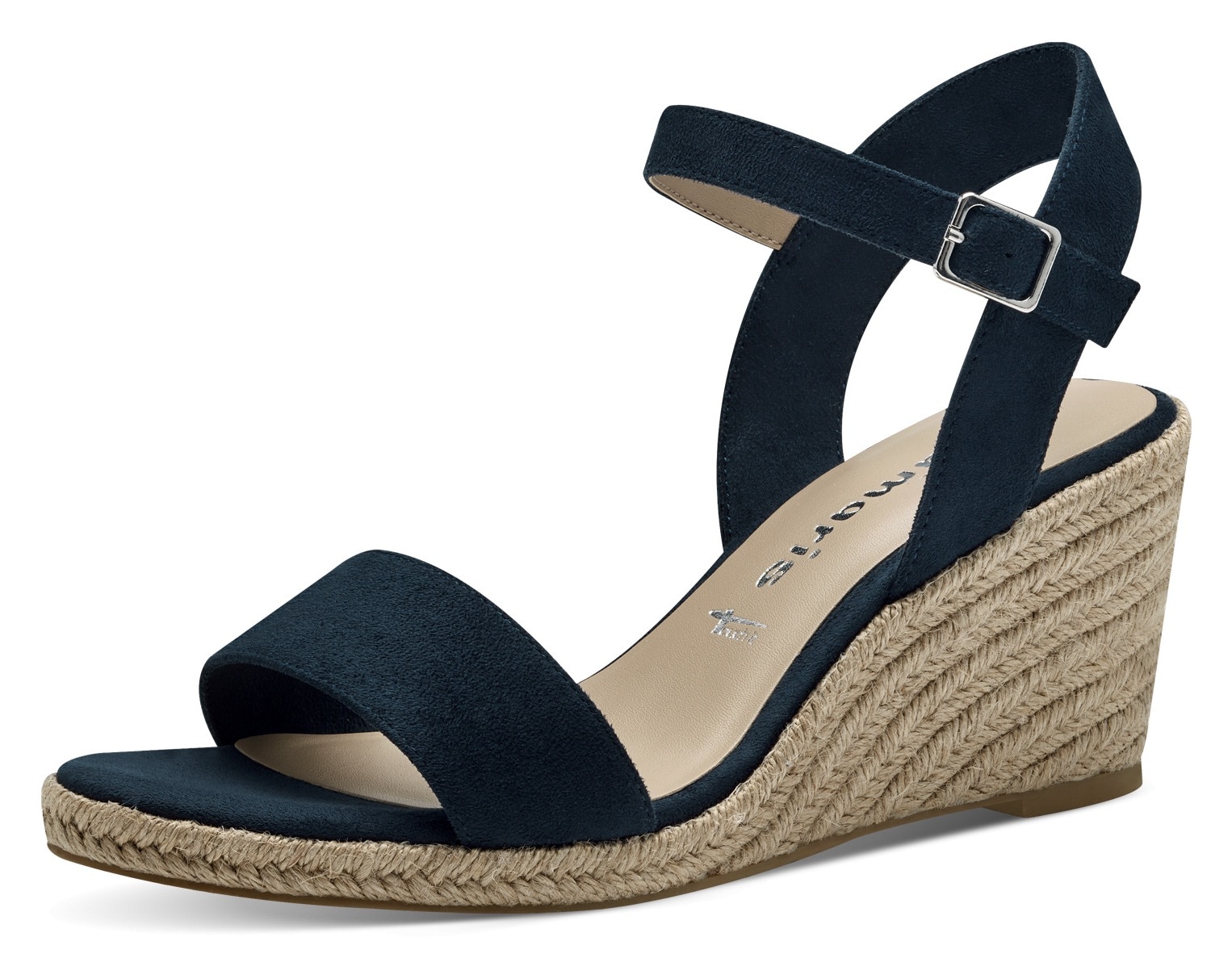 Image of Tamaris Keilsandalette, Sommerschuh, Riemchensandale, mit verstellbarem Riemchen