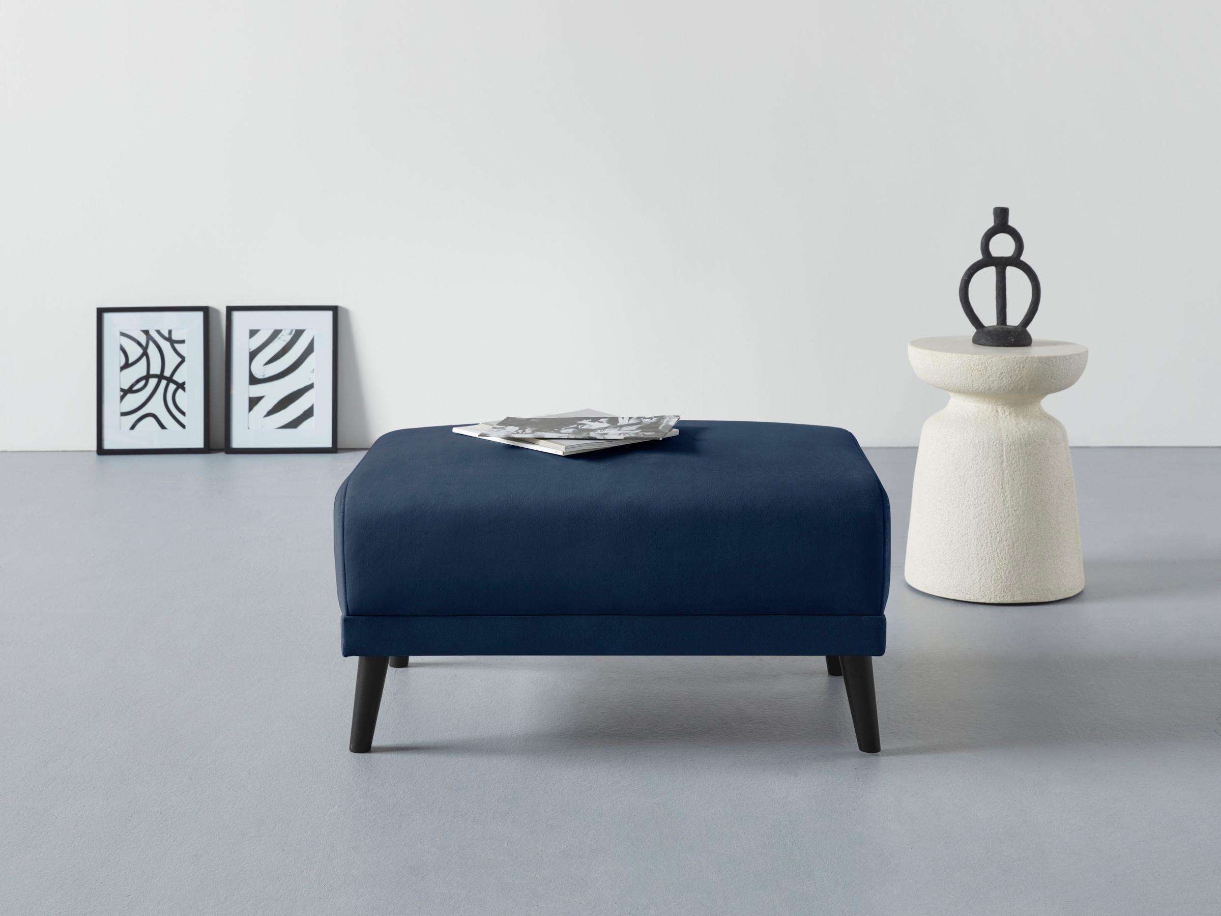 Image of Home affaire Polsterhocker "Asra, B: 86 cm" passend zur Polsterserie "Asra", Federkern