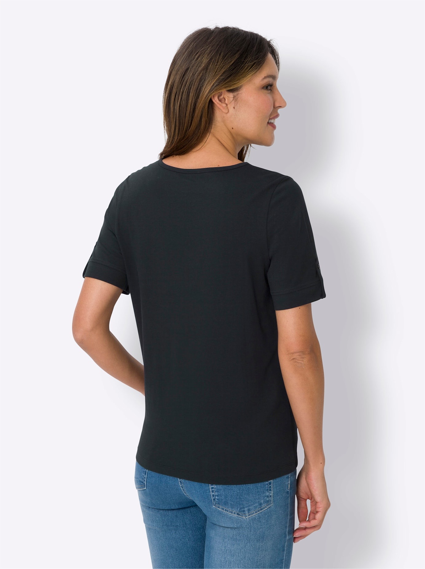 Classic Basics Kurzarmshirt »Doppelpack Shirts«, (1 tlg.)