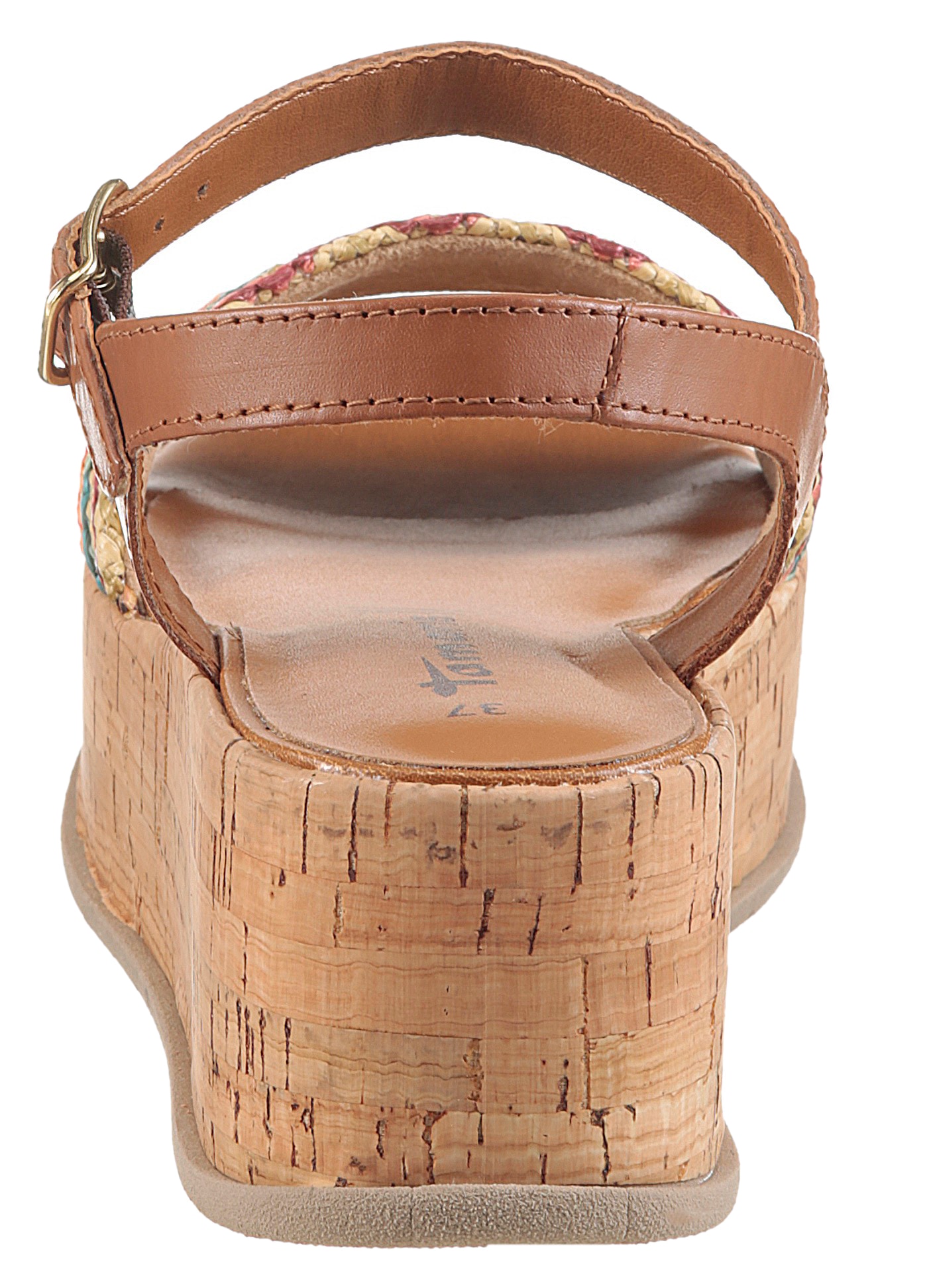 Tamaris Sandalette, Sommerschuh, Sandale, Plateauabsatz mit komfortabler Innensohle