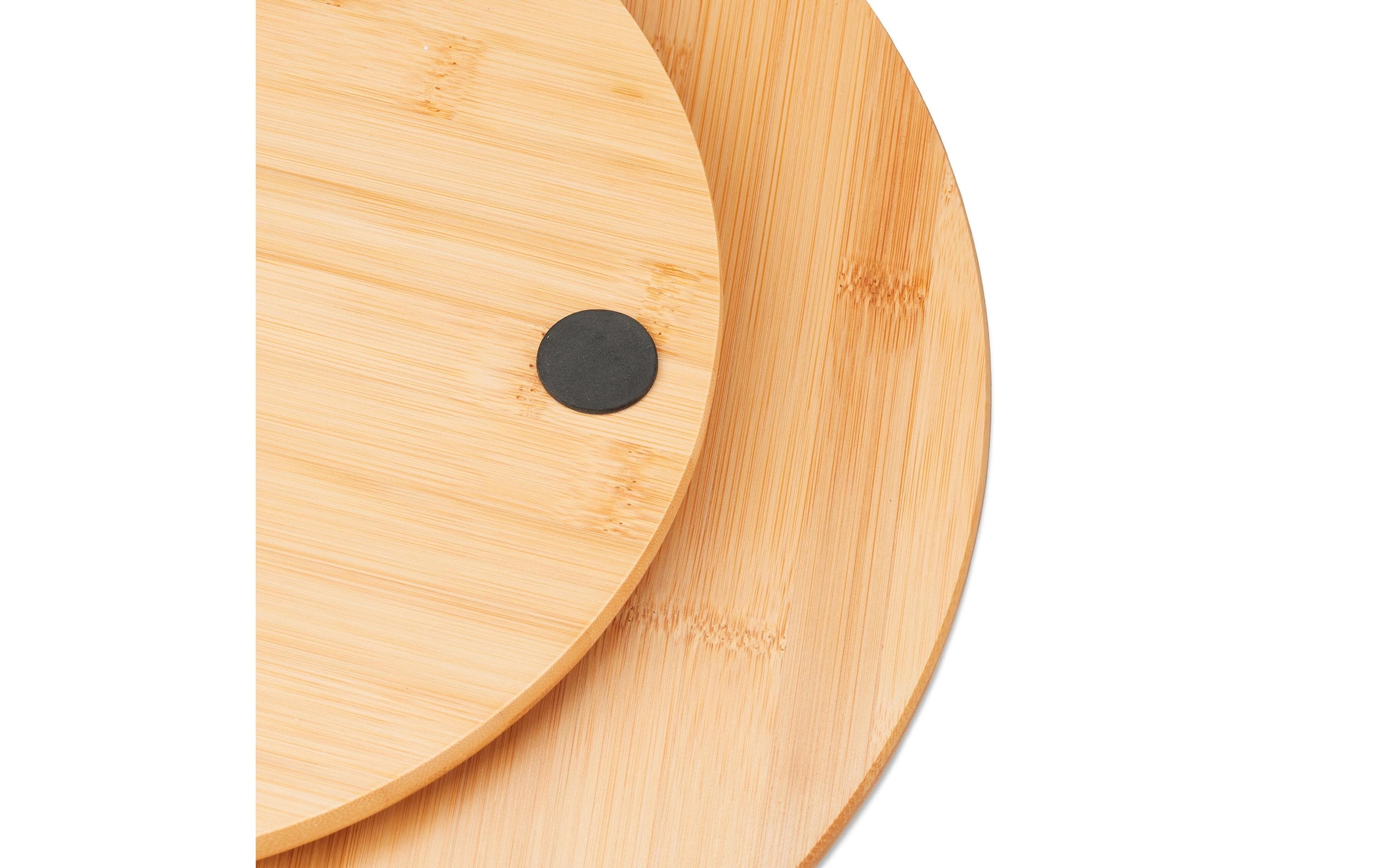 relaxdays Servierplatte »Bambus 40 cm«