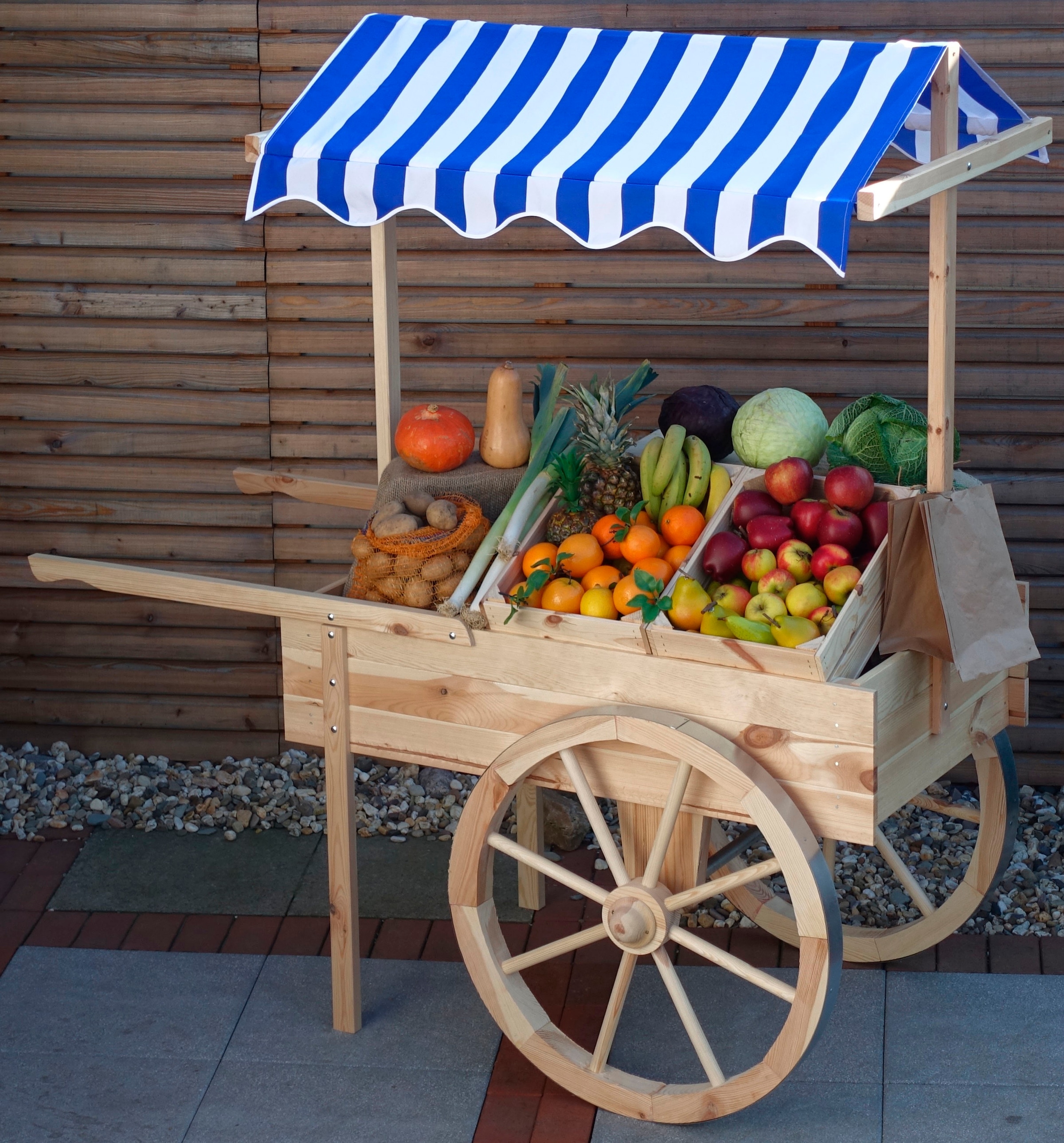 promadino Diables de transport »Marktwagen« LxPxH : 173x82x184 cm,
