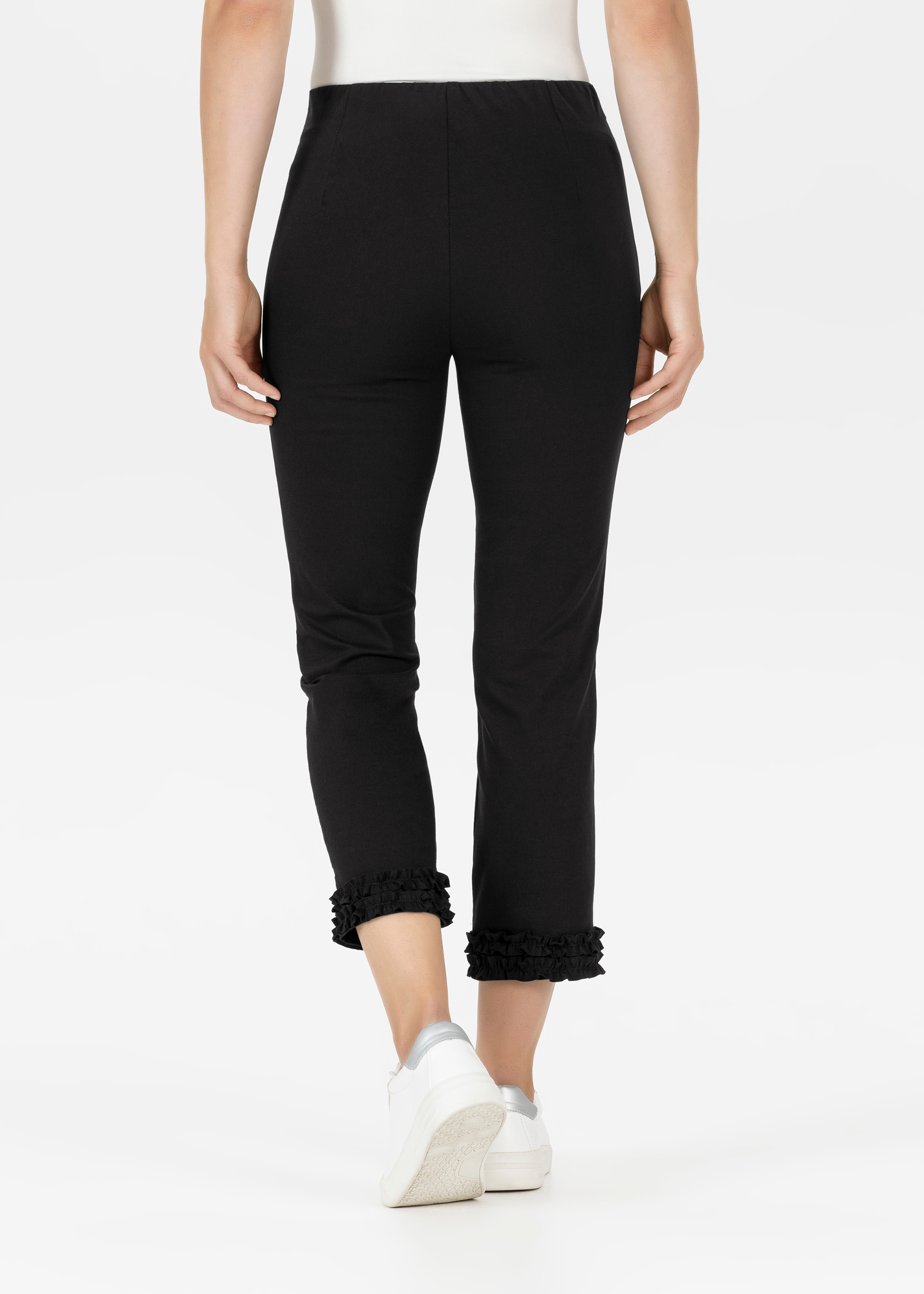 Stehmann Pantalon 3/4 »Waterford-640«  Longueur 3/4 avec volants au bas des jambes