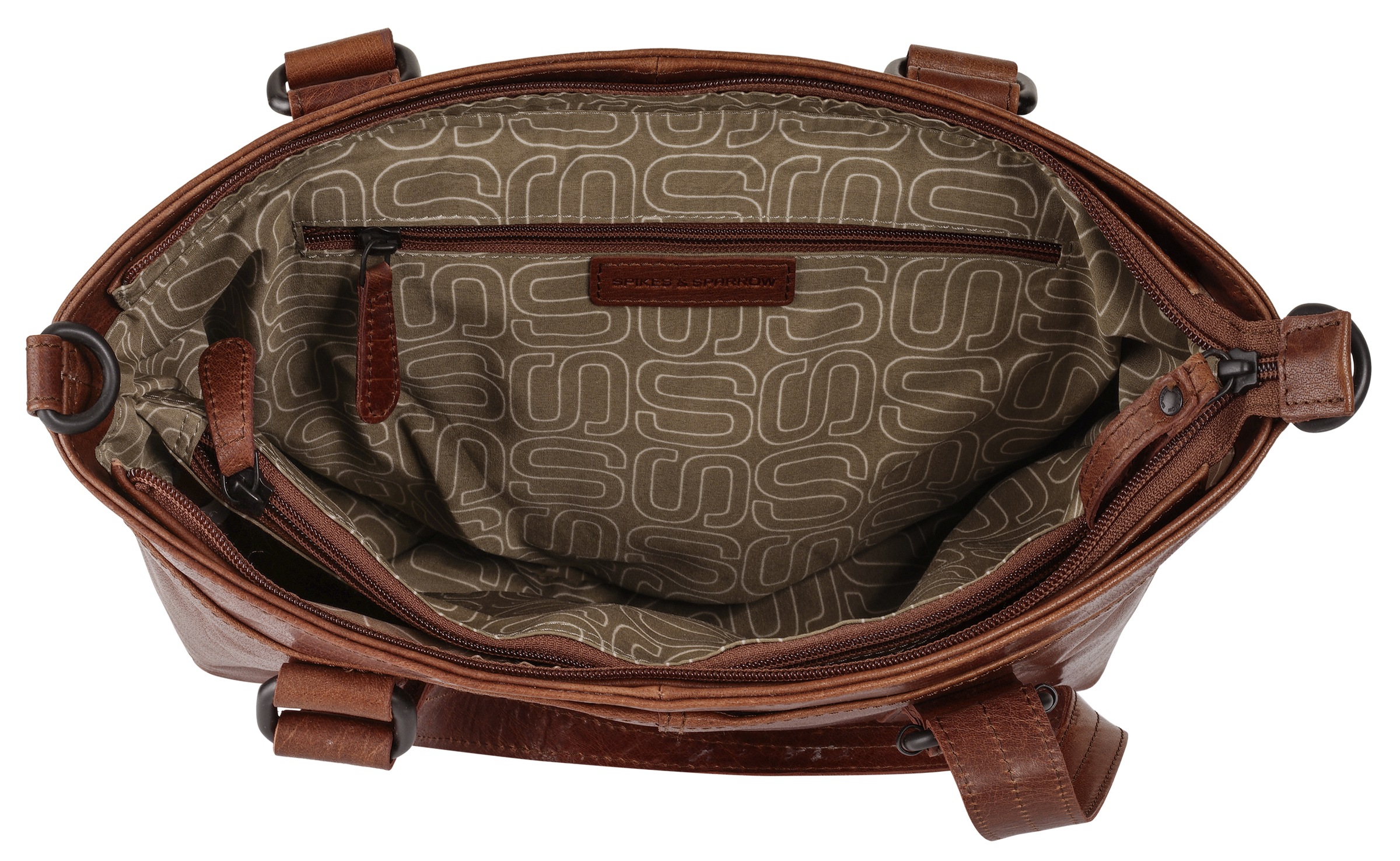 Spikes & Sparrow Shopper echt Leder