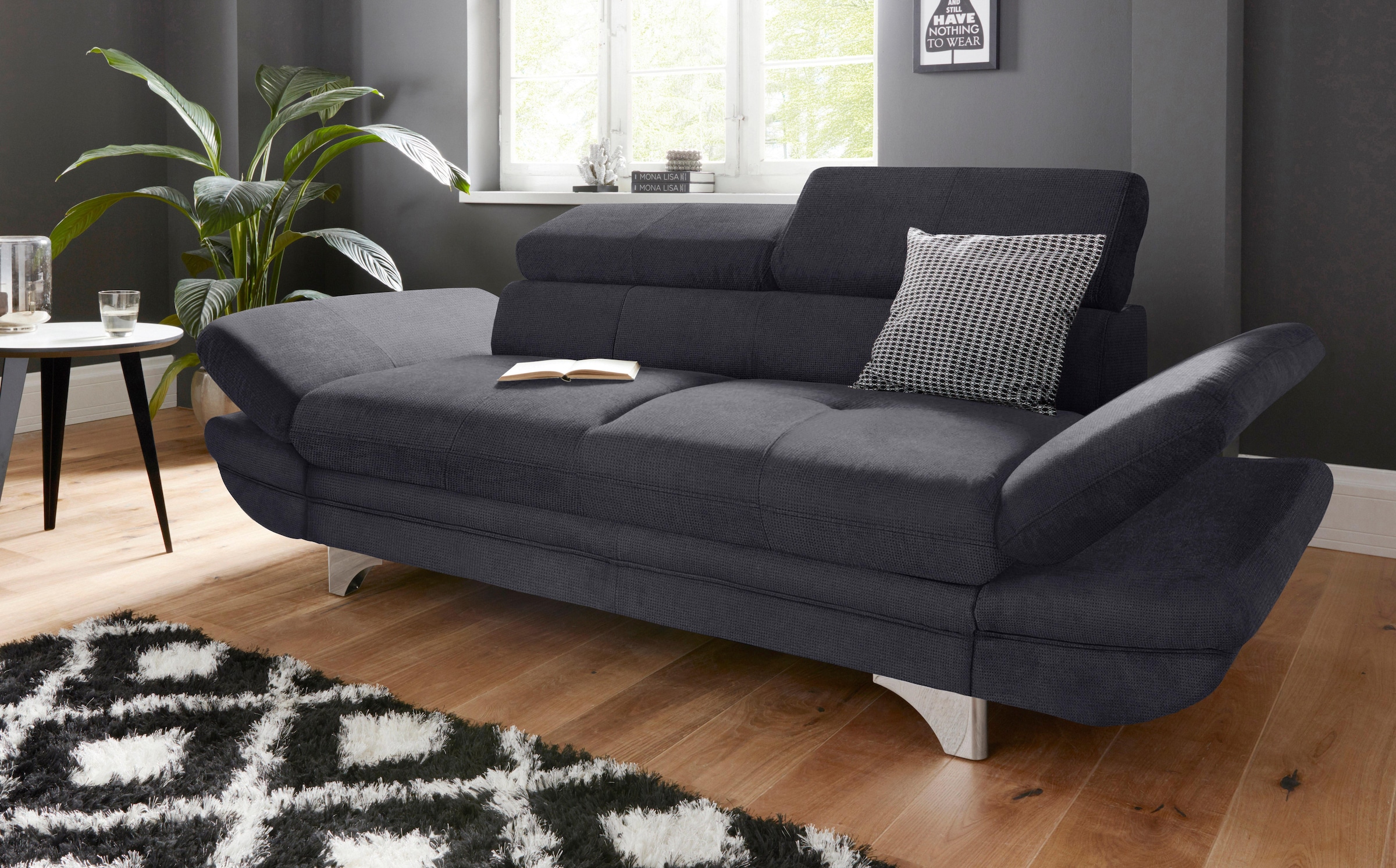 COTTA 2-Sitzer »Enterprise«, Big-Sofa, mit Armteilverstellung & Kopfteilverstellung