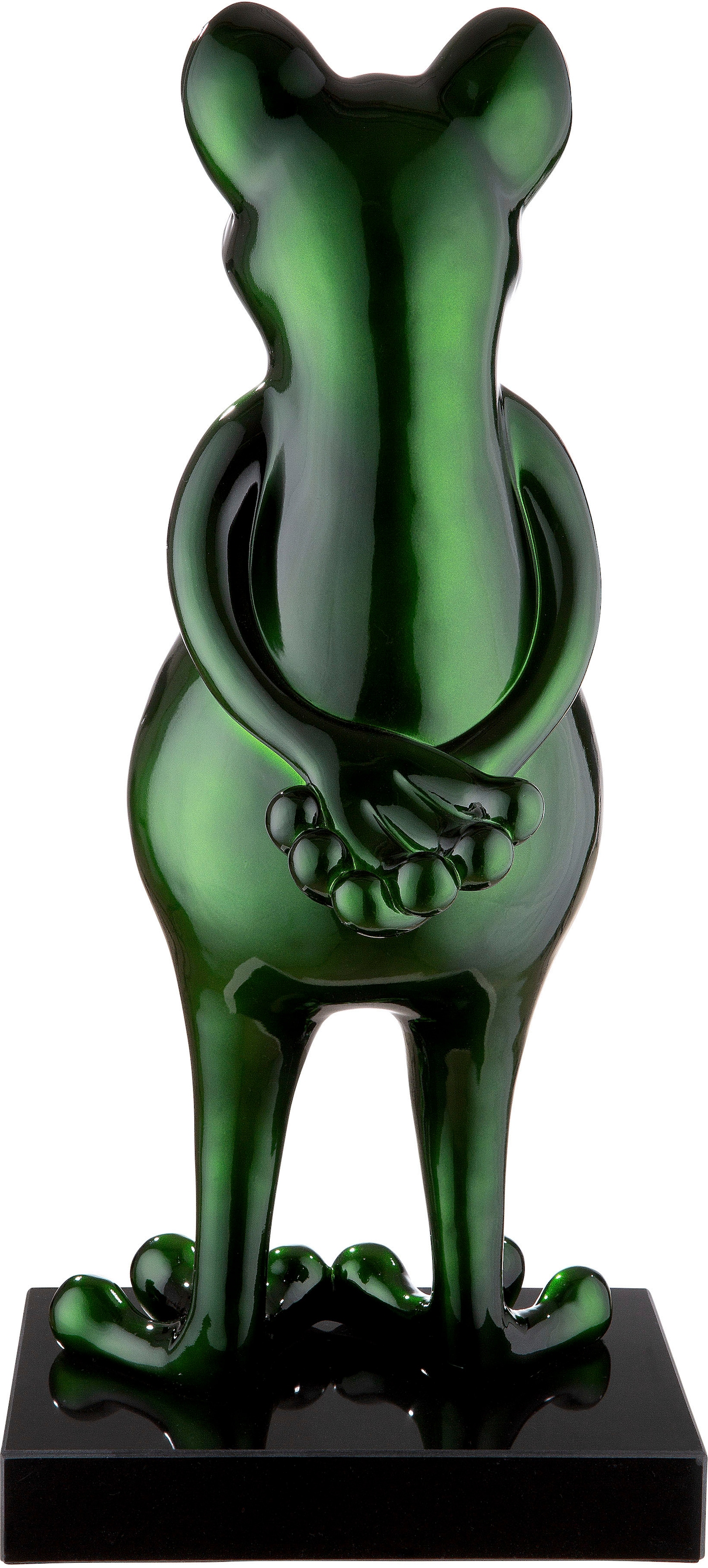 Casablanca by Gilde Tierfigur »Skulptur Frog«, auf Marmorbase