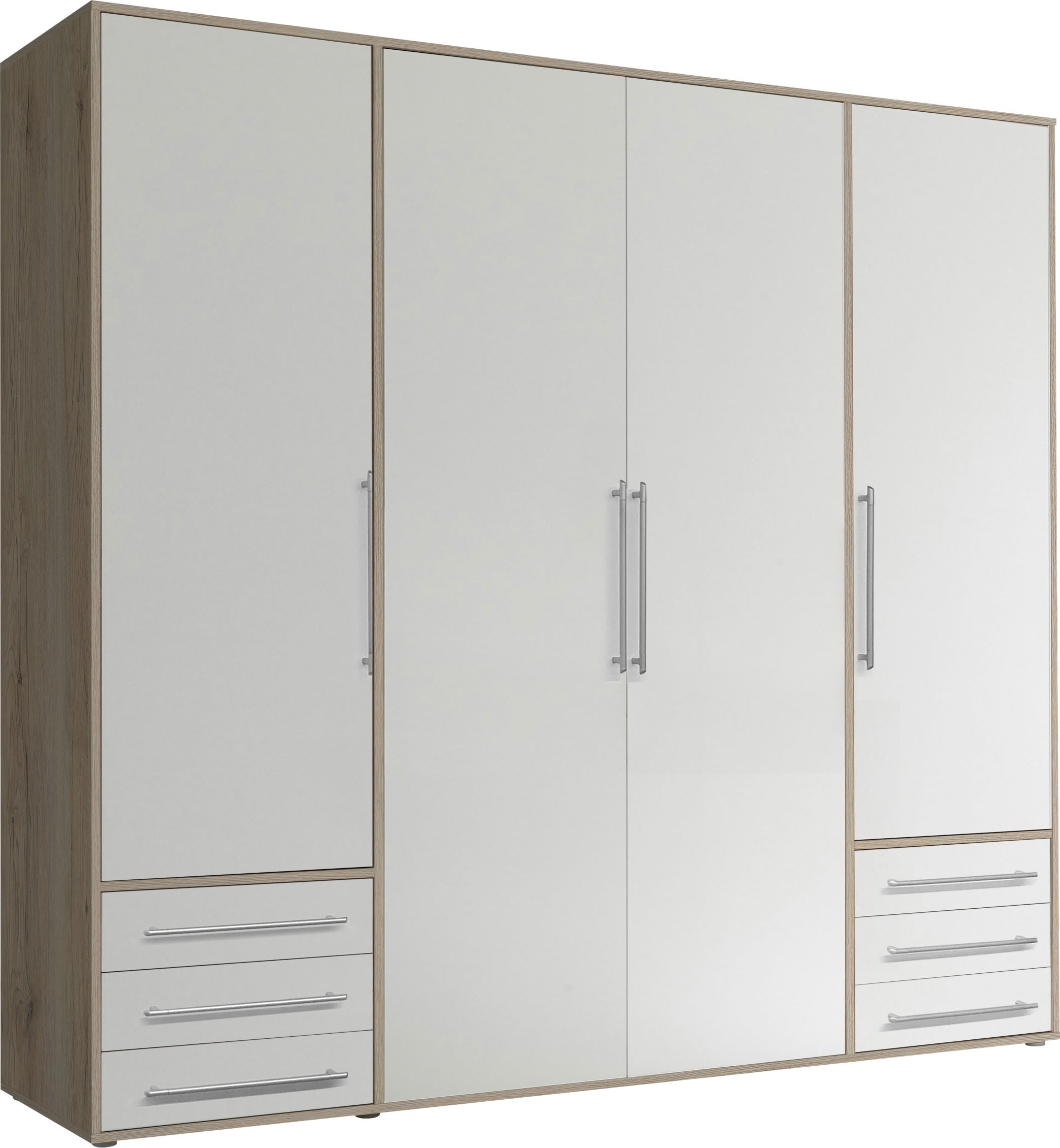 Image of Schlafkontor Drehtürenschrank "Lyss Schrank, Kleiderschrank mit Drehtüren" in verschiedenen Farben und Grössen erhältlich