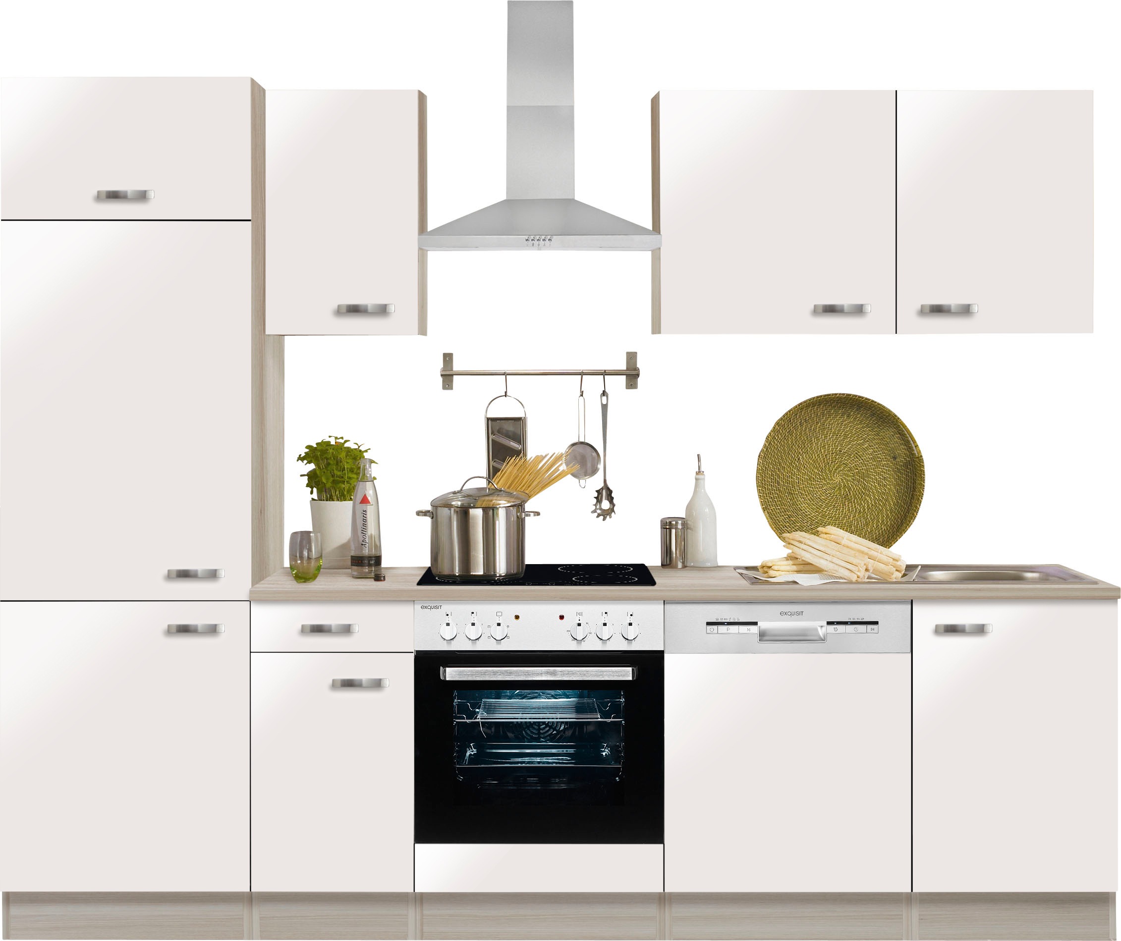 ♕ OPTIFIT Küchenzeile »Faro«, mit E-Geräten, Breite auf versandkostenfrei 270 cm