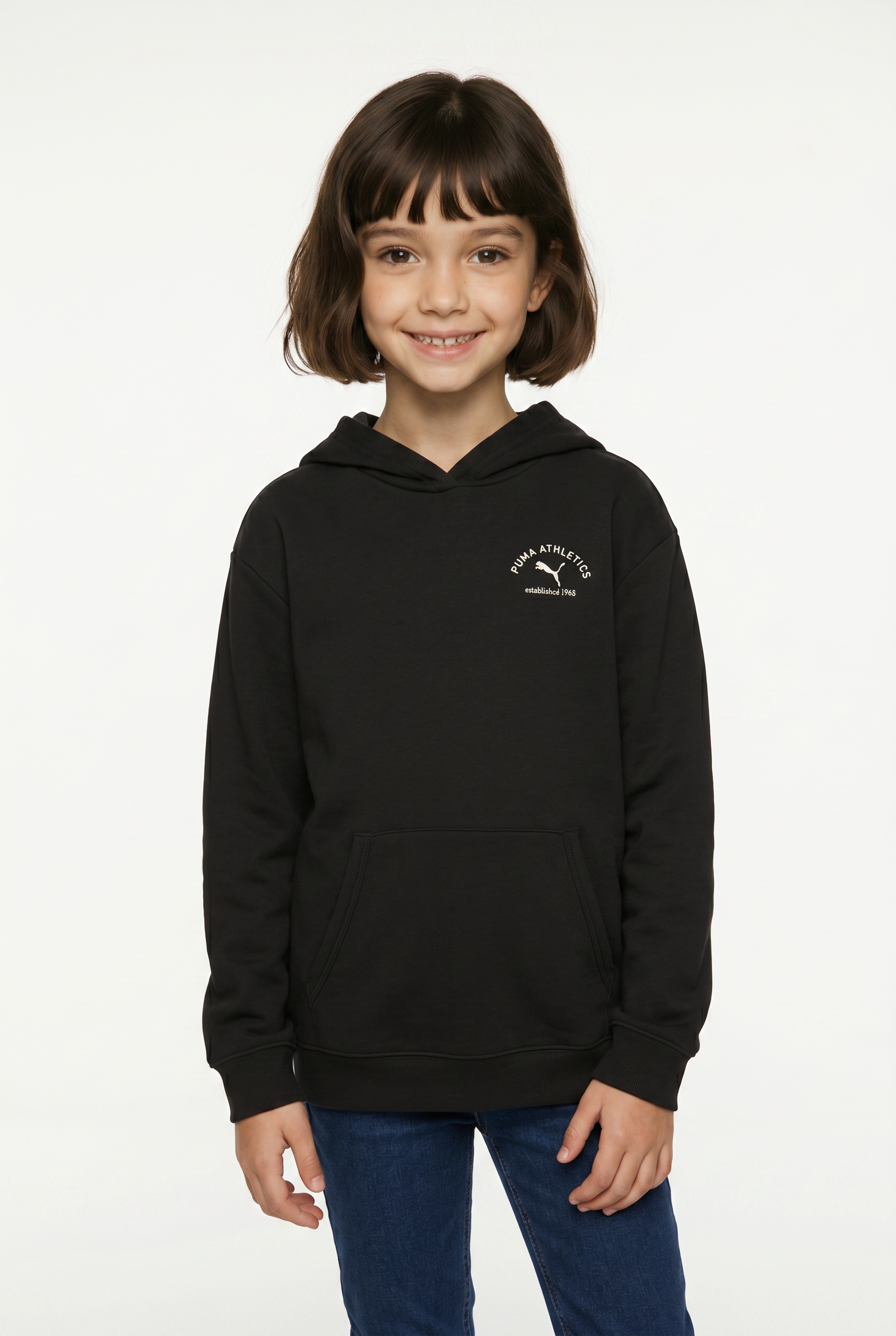 Image of PUMA Kapuzensweatshirt "CLASS RELAXED HOODIE TR G", für sportliche und lässige Anlässe, mit Kapuze, aus Baumwollmischung