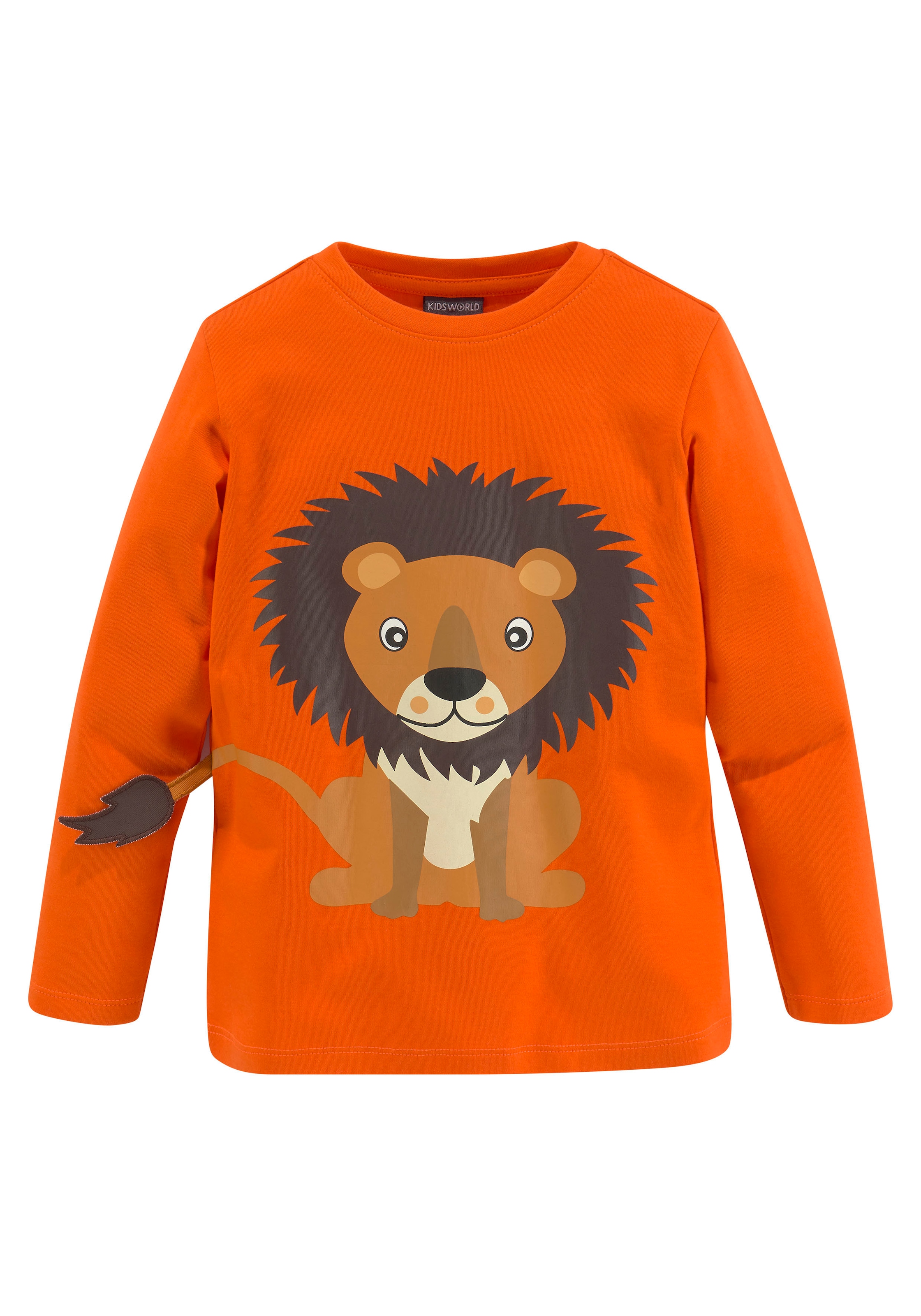 KIDSWORLD Shirt & Hose »2tlg. Set Langarmshirt+Hose«, mit Löwendruck