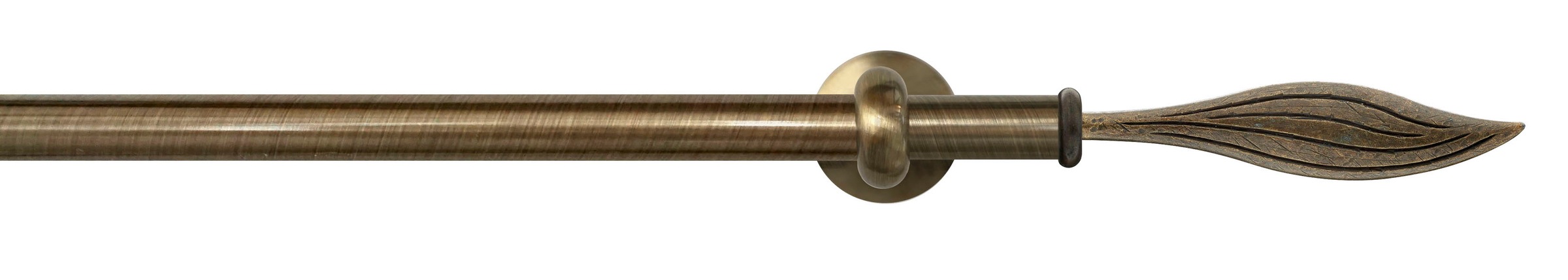 Image of GARESA Gardinenstange »ESPERANCA«, 1 läufig-läufig, Wunschmasslänge, rustikale Vorhanggarnitur, einfache Montage, mit Stangenverbinder verlängerbar, Wandmontage, Eisen, mit Ringe bei Ackermann Versand Schweiz