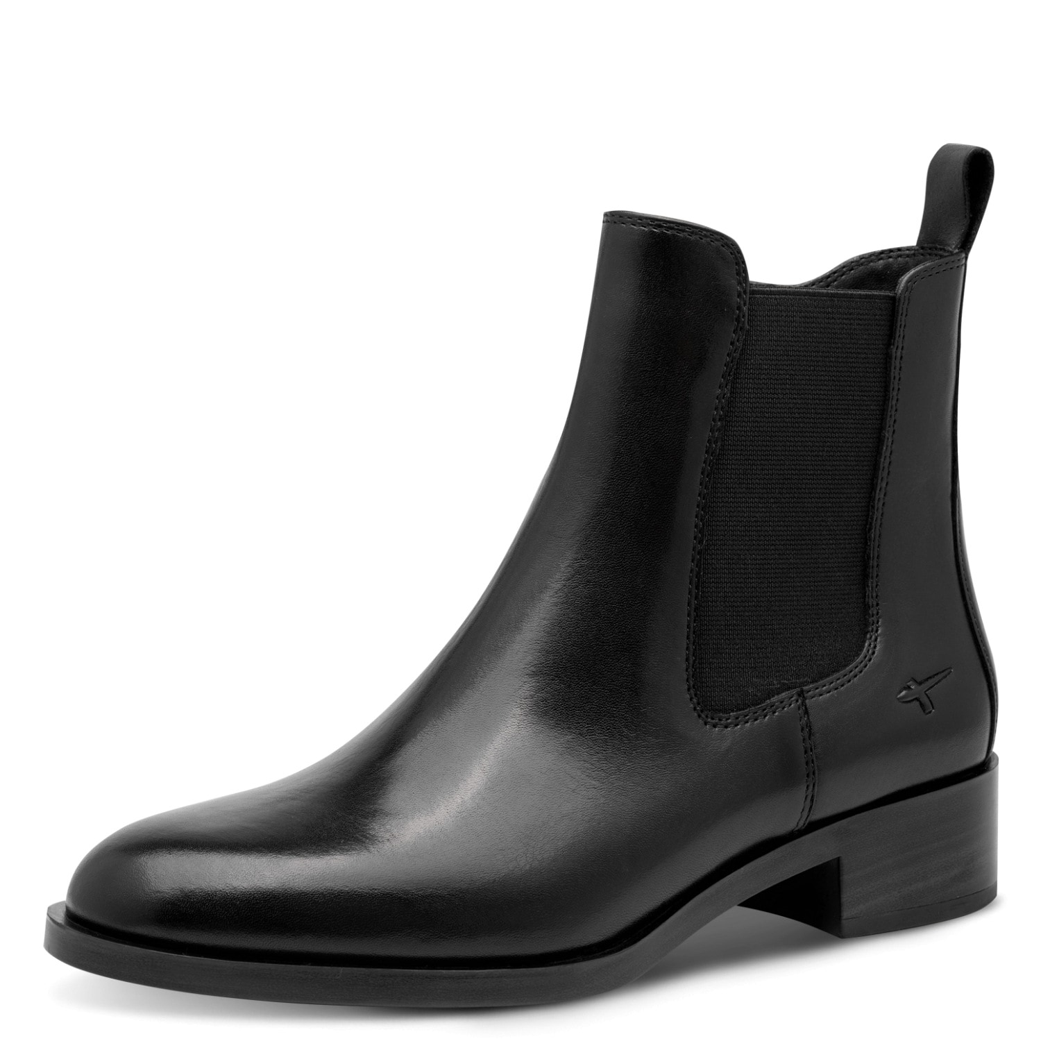 Image of Tamaris Chelseaboots Blockabsatz, Stiefelette mit praktischem Innenreissverschluss
