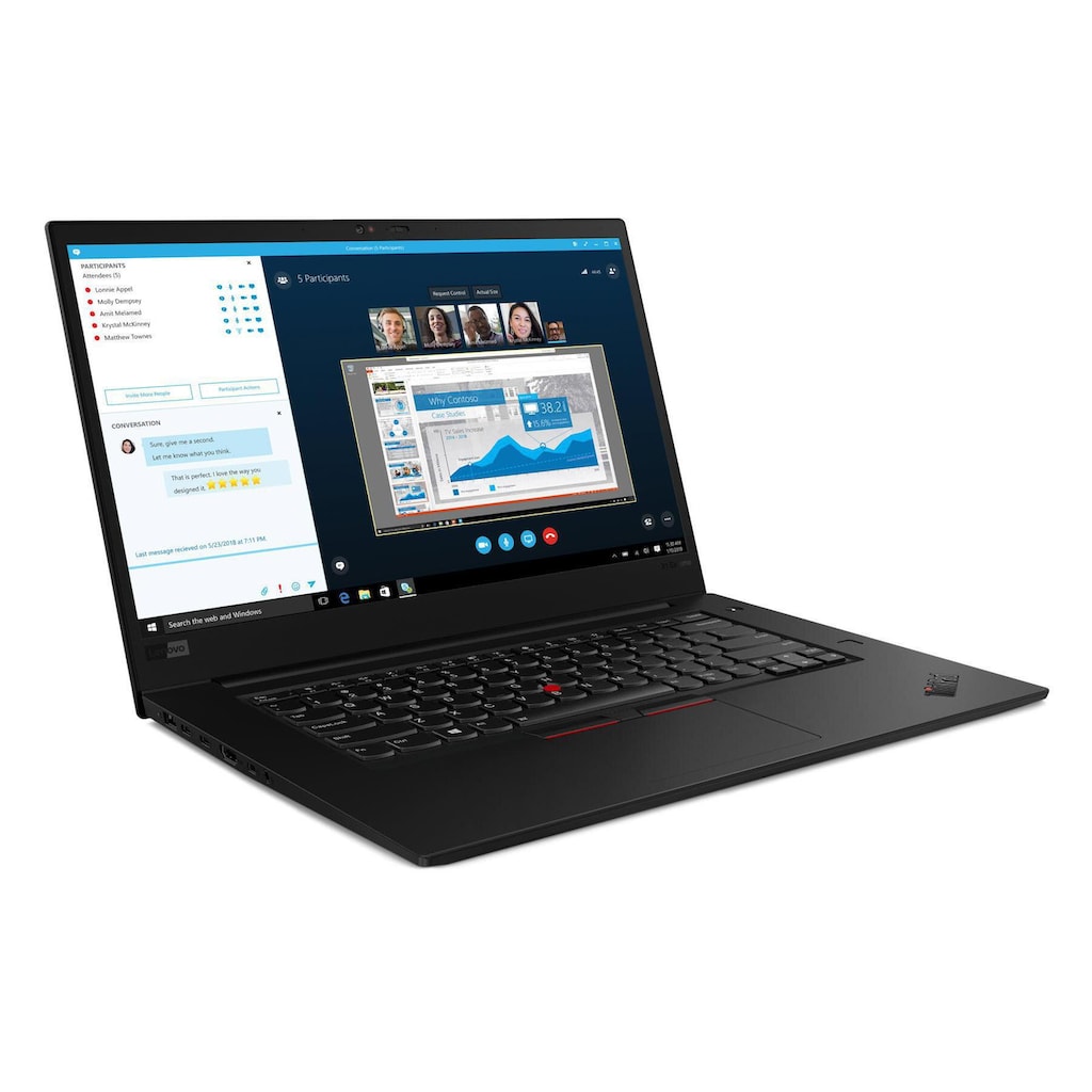 Lenovo Notebook »ThinkPad X1 Extreme Gen.2«, / 15,6 Zoll, Intel, Core i7, 16 GB HDD, 256 GB SSD