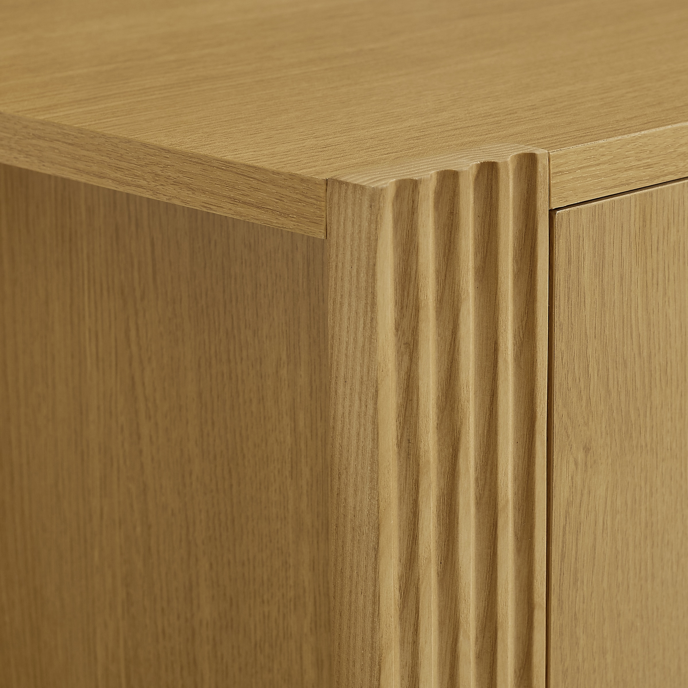GOODproduct Sideboard »Stiven« Eukalyptus und Esche, kombiniert mit Melamin, MDF und ABS-Kunststoff