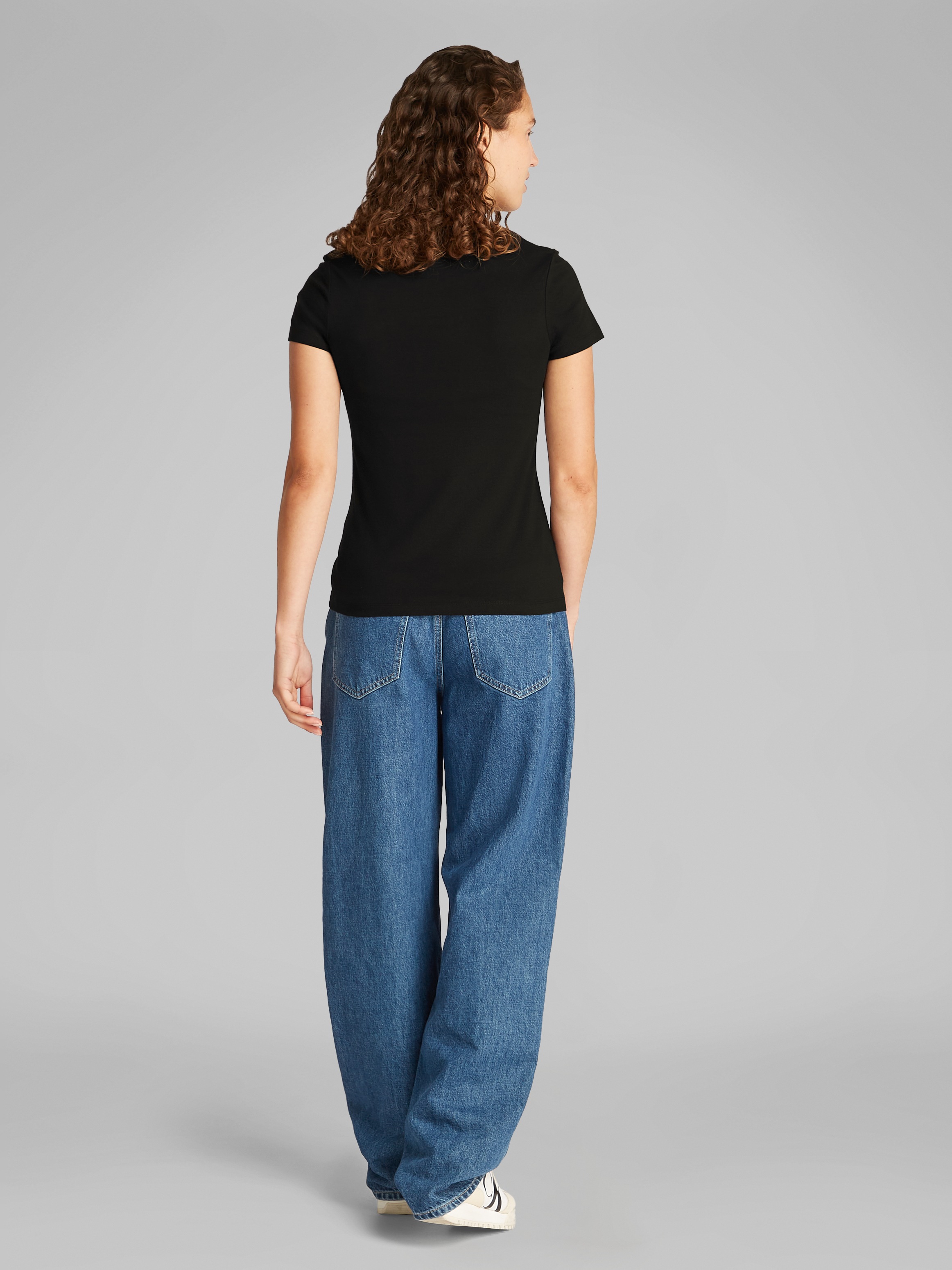 Calvin Klein Jeans T-shirt »GRADIENT MONOLOGO SLIM TEE« mit Logodruck