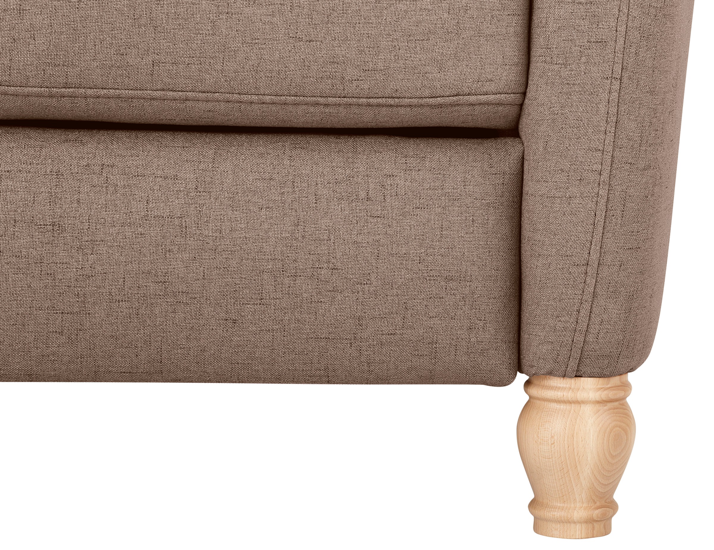 Home affaire Ecksofa »Palace L-Form«, incl. Sitztiefenverstellung, wahlweise mit Bettfunktion und Stauraum