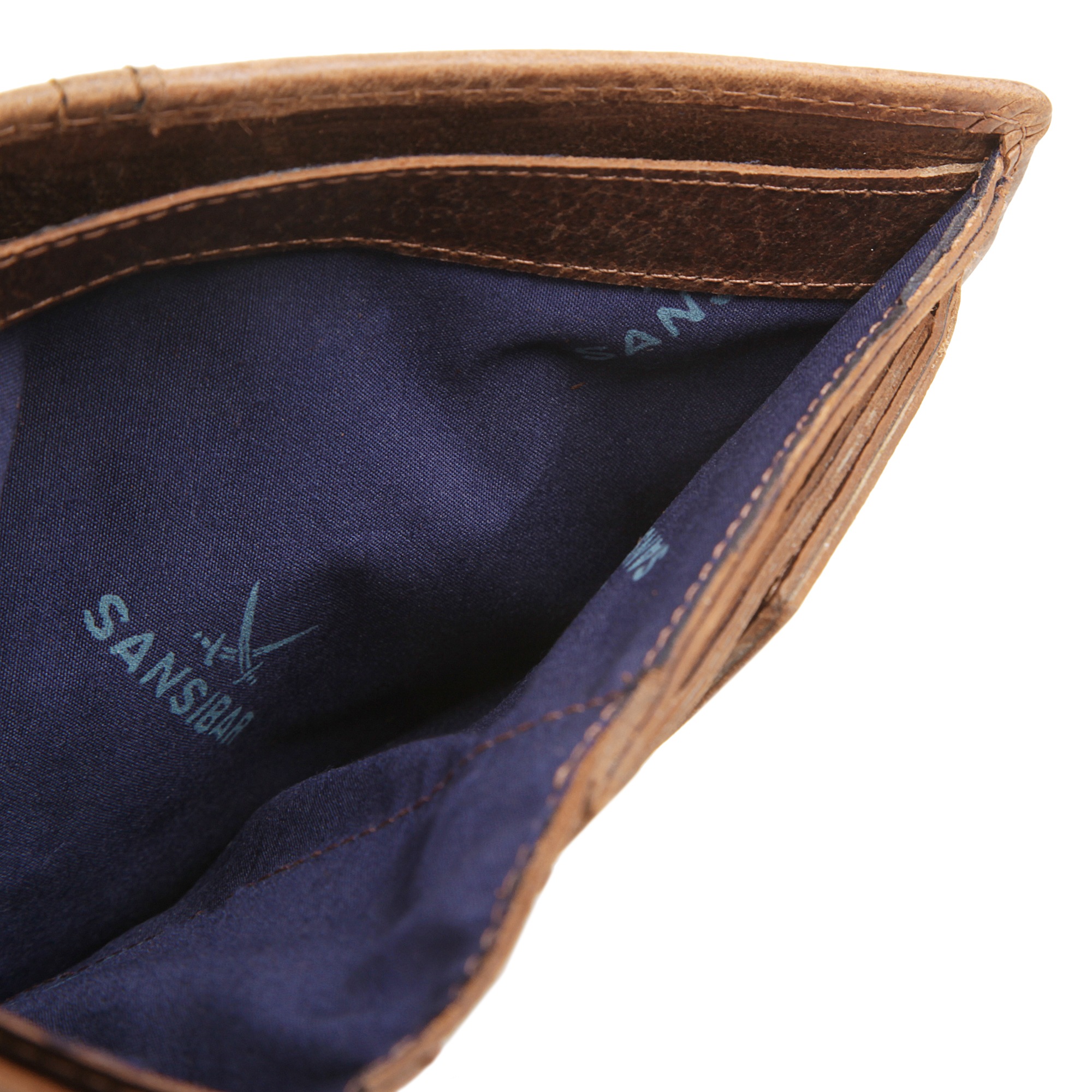 Sansibar Porte-monnaie echt Leder