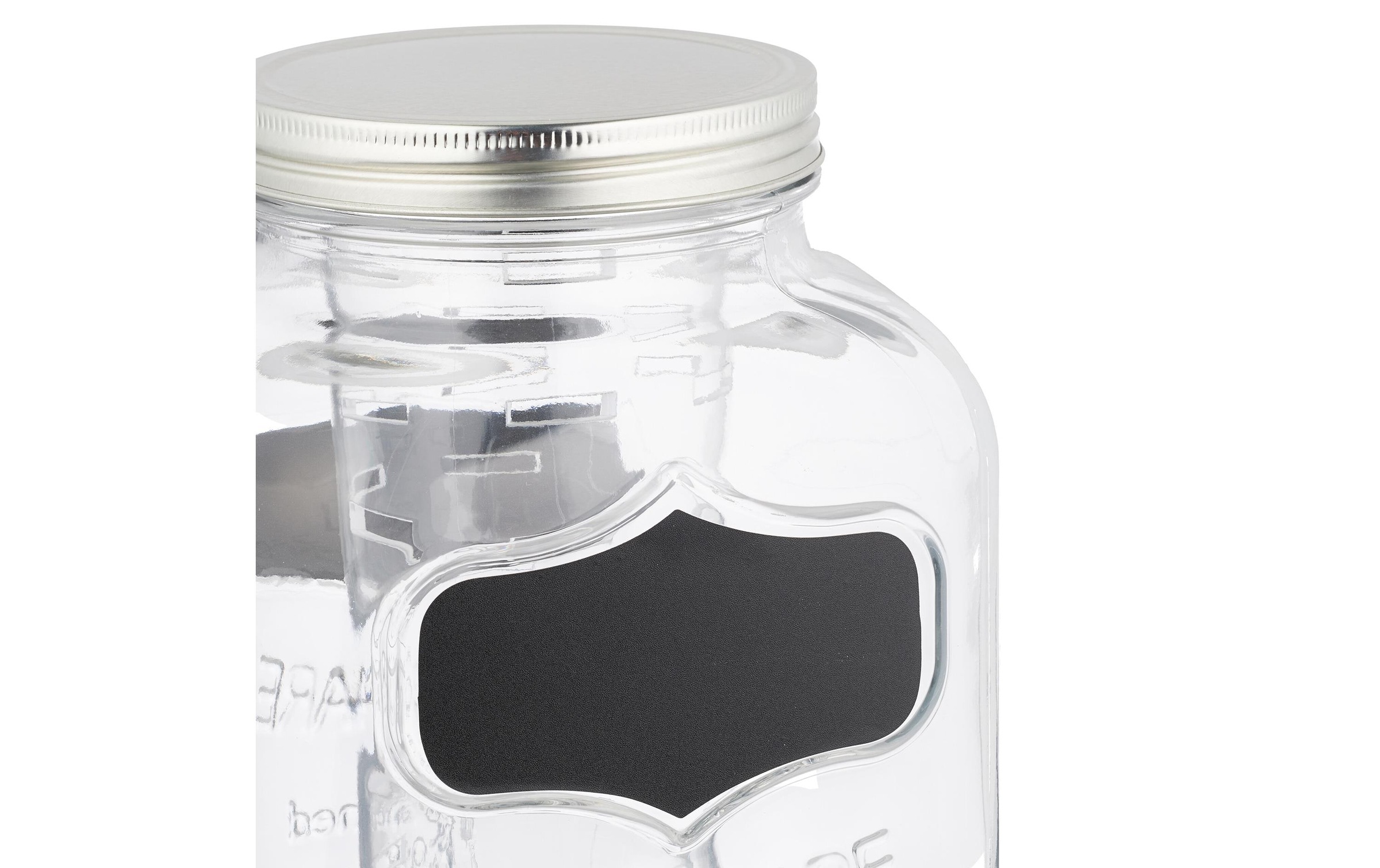 relaxdays Getränkespender »mit Ständer 2er Set, 4 Liter«