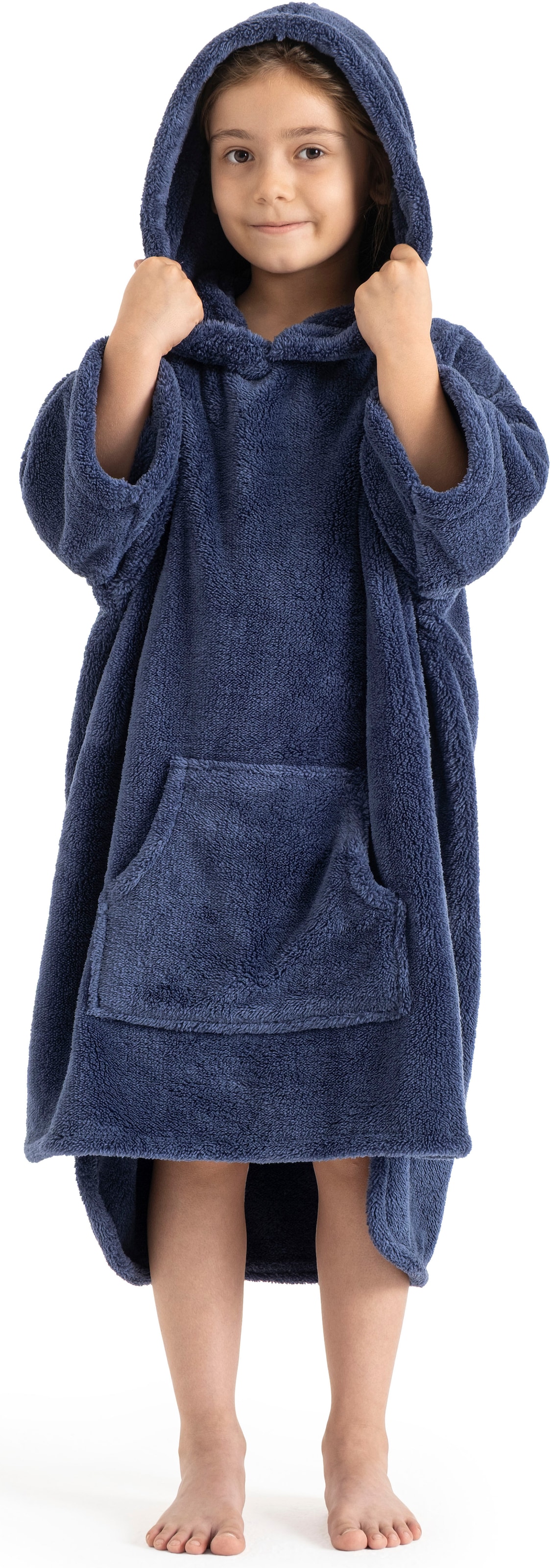 GOODproduct Poncho de bain »Lillou, für Kinder, ideal für Urlaub oder im Schwimmbad« 1 cuis weich und kuschelig, Fleece, plüsch, Surfponcho