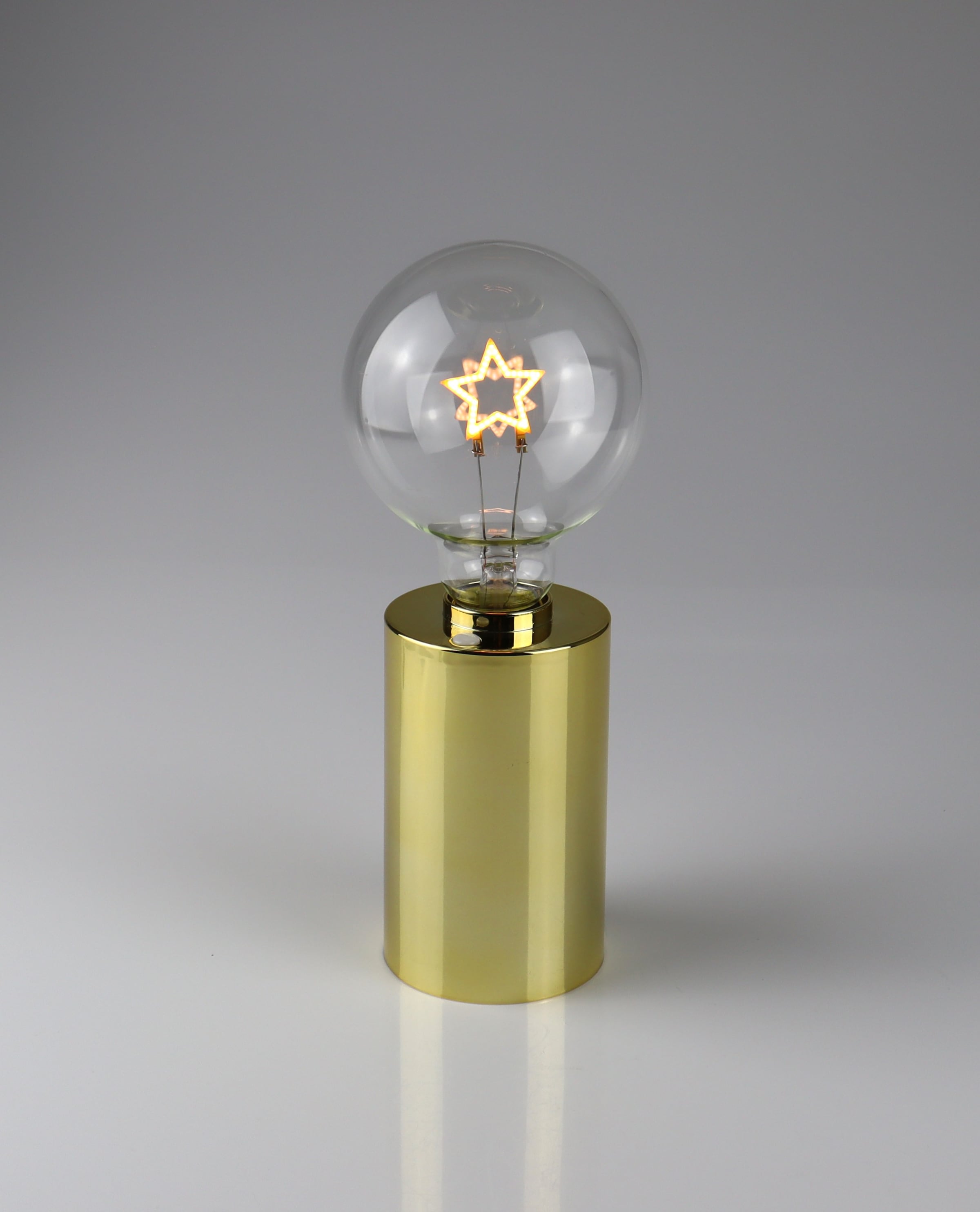 Image of AM Design LED Dekoobjekt "Stern Lampe gold" 9x22,5 cm