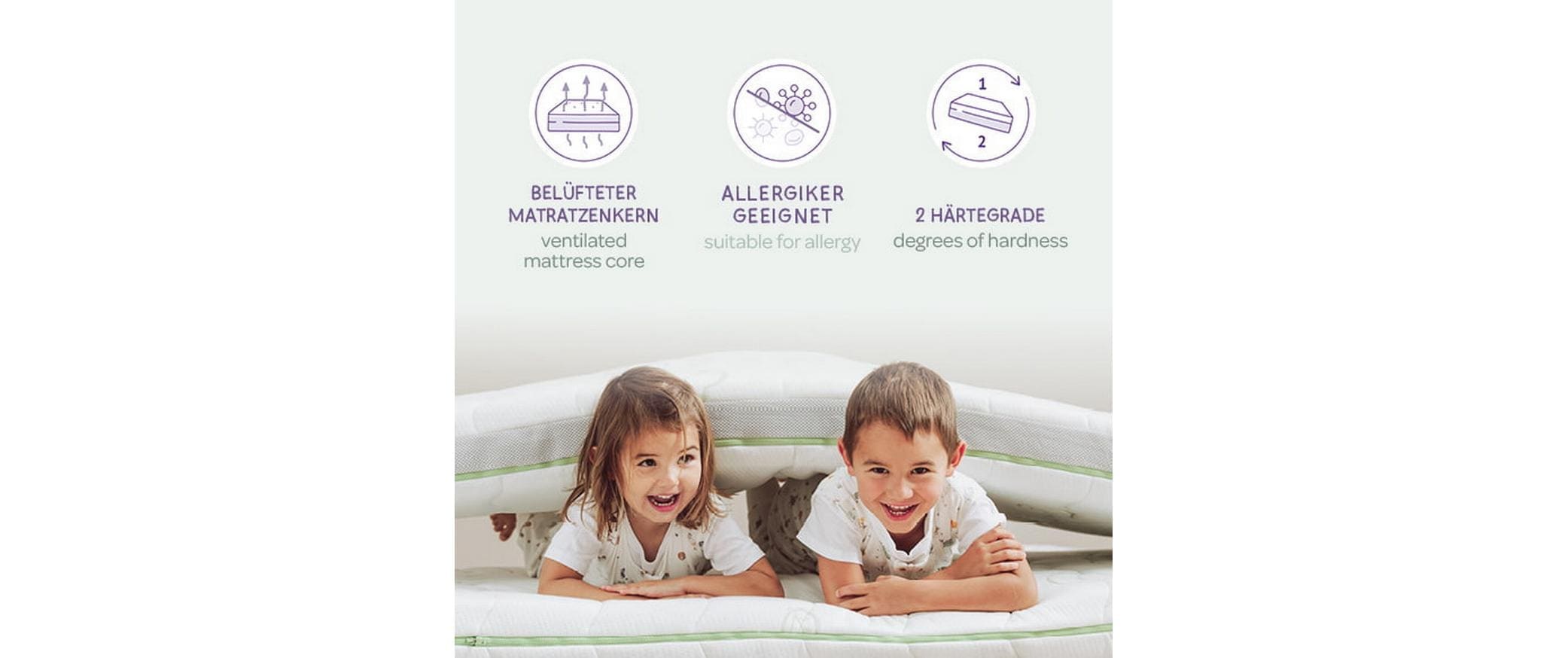 Träumeland Kindermatratze »Octosmart XL«, 15 cm hoch, (1 St.)