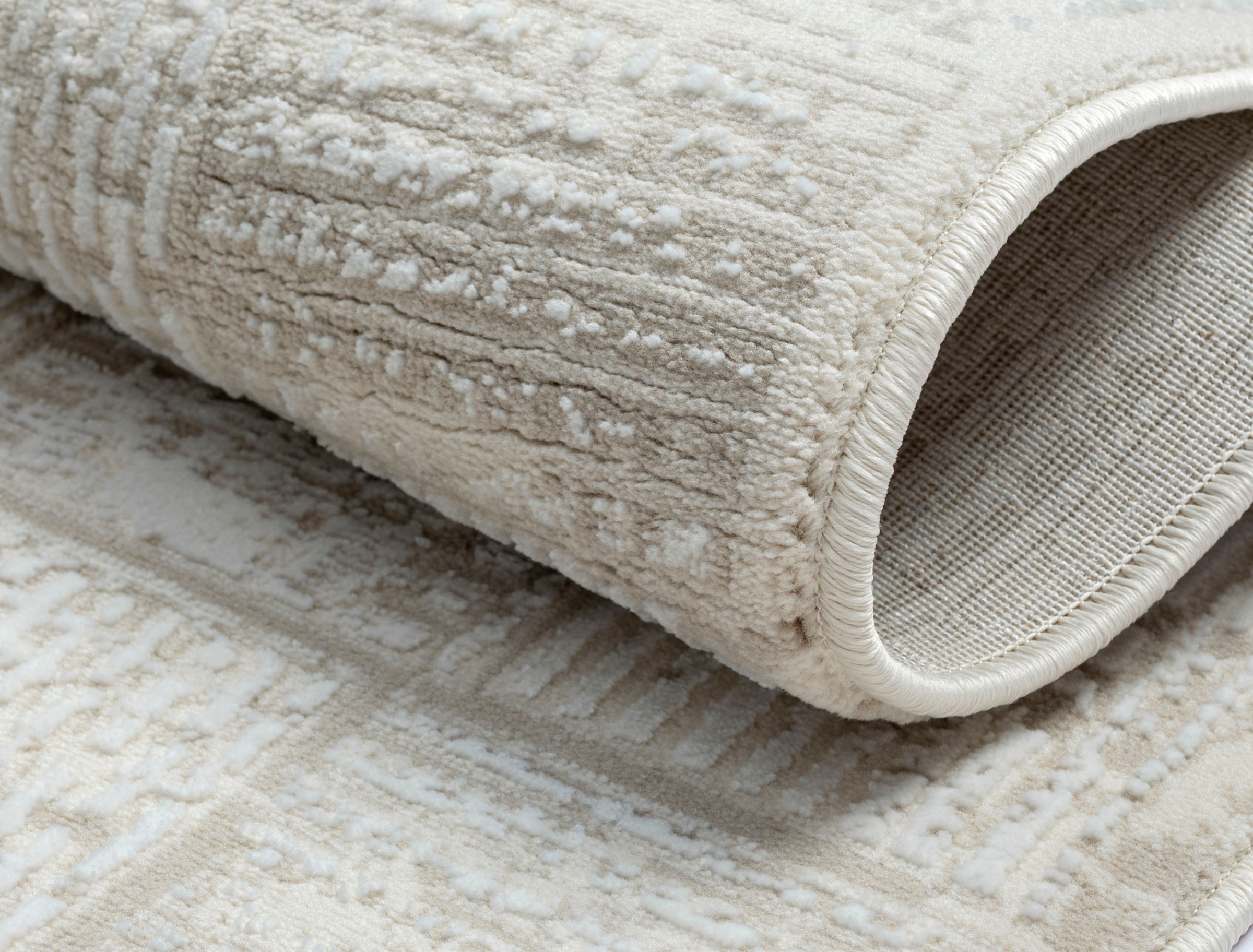 Myflair Möbel & Accessoires Teppich »My House, LAGERRÄUMUNG!« rechteckig 10 mm Höhe Kurzflor, Retro-Style,  besonders weich durch Microfaser, mit Fransen