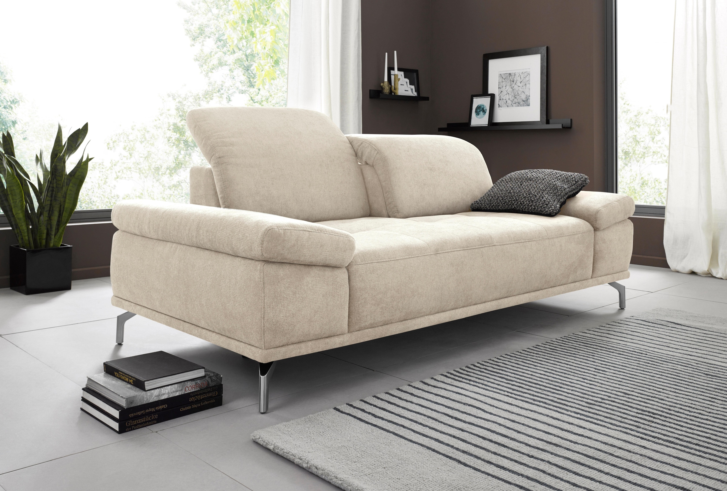 Image of Home affaire 3-Sitzer "Caluna" mit Sitztiefen- und Kopfteilverstellung