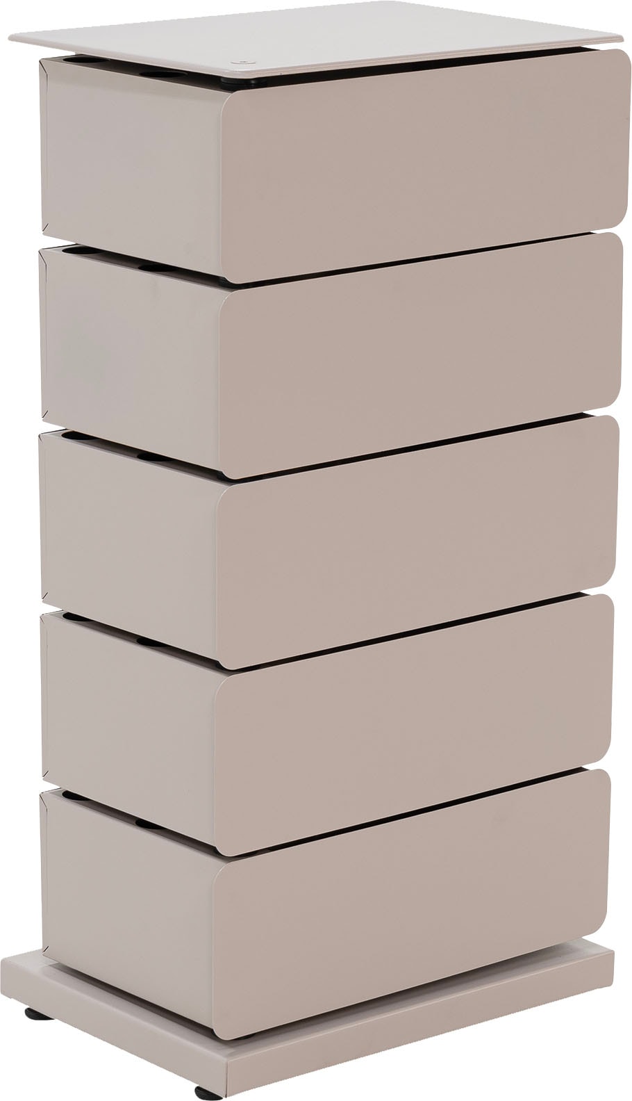 Spinder Design Commode »JOEY 5« Armoire à chaussures en acier et armoire de rangement en 1