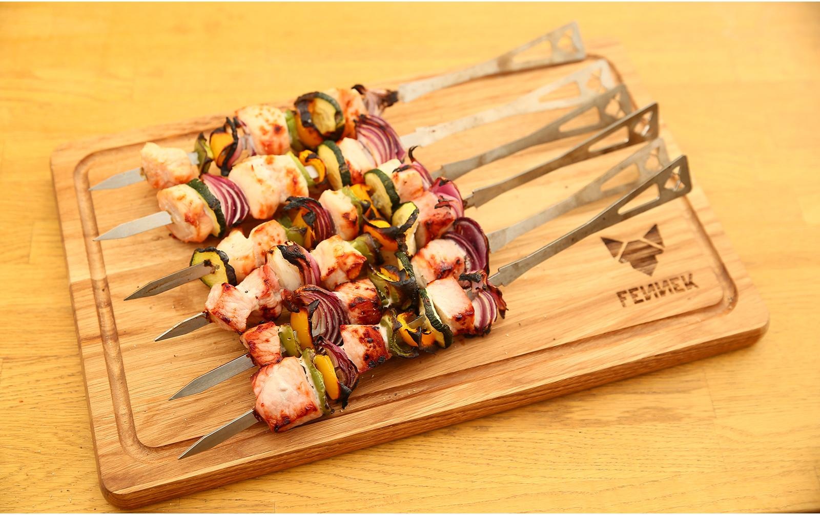 Fennek Grill Grillspiess »Set kurz, 6 Stück«