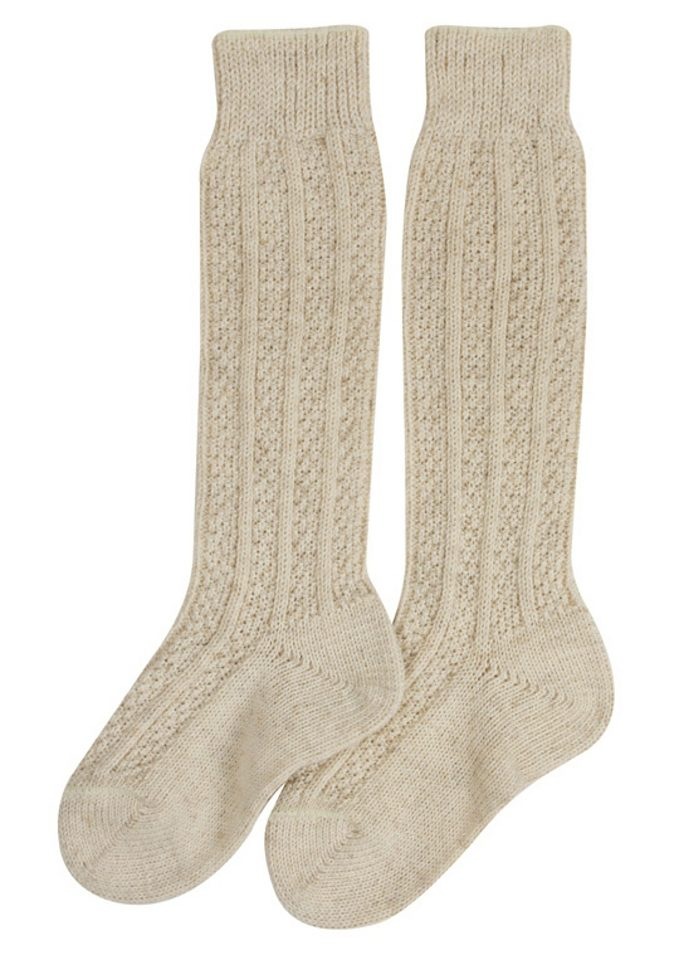 Lusana Trachtensocken, (1 Paar), Kinder mit Strickmuster kaufen