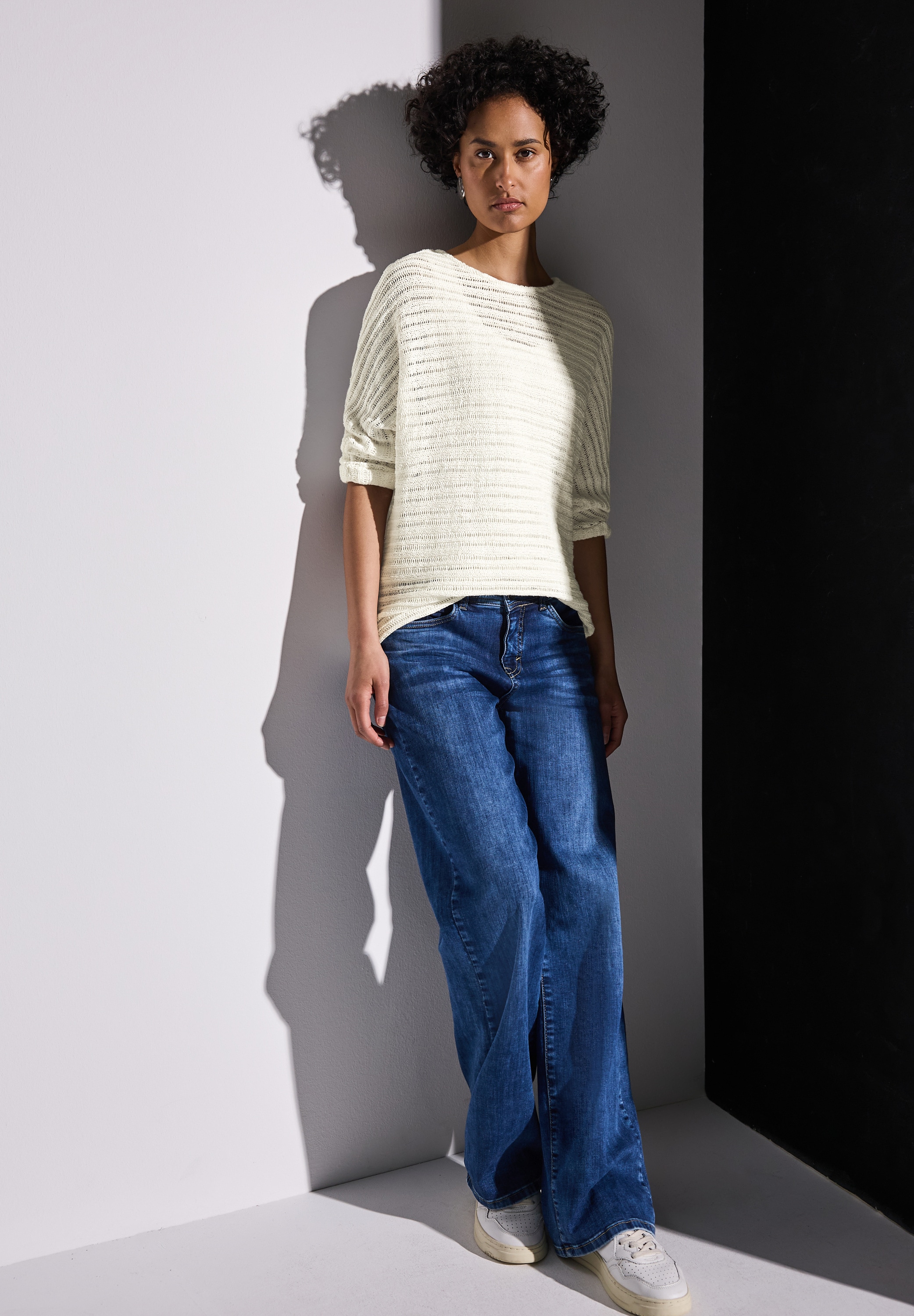 STREET ONE Strickpullover, mit U-Boot-Ausschnitt