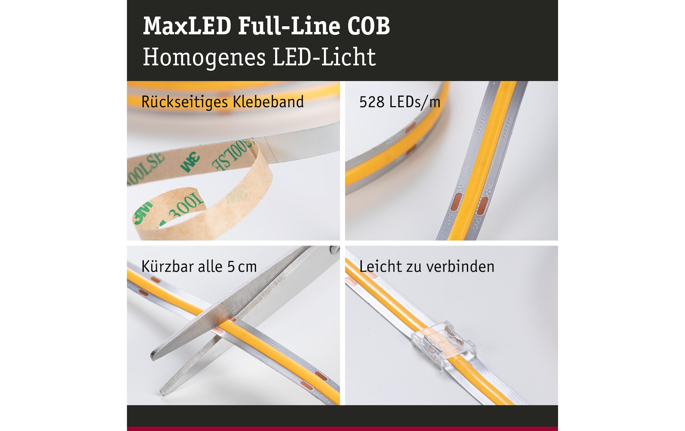 Paulmann LED Deckenleuchte »MaxLED 500«