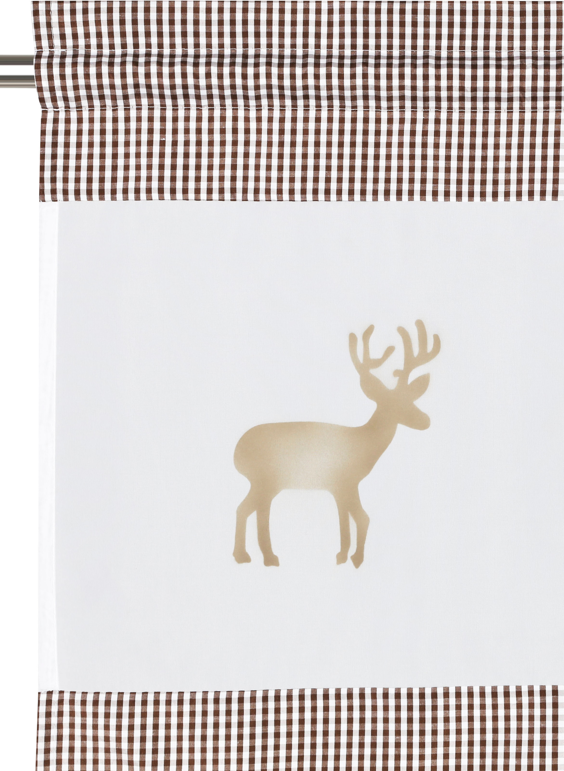 weihnachtlichen (1 Motiven St.), bequem Airbrush kaufen Scheibengardine »Elk«, home my mit