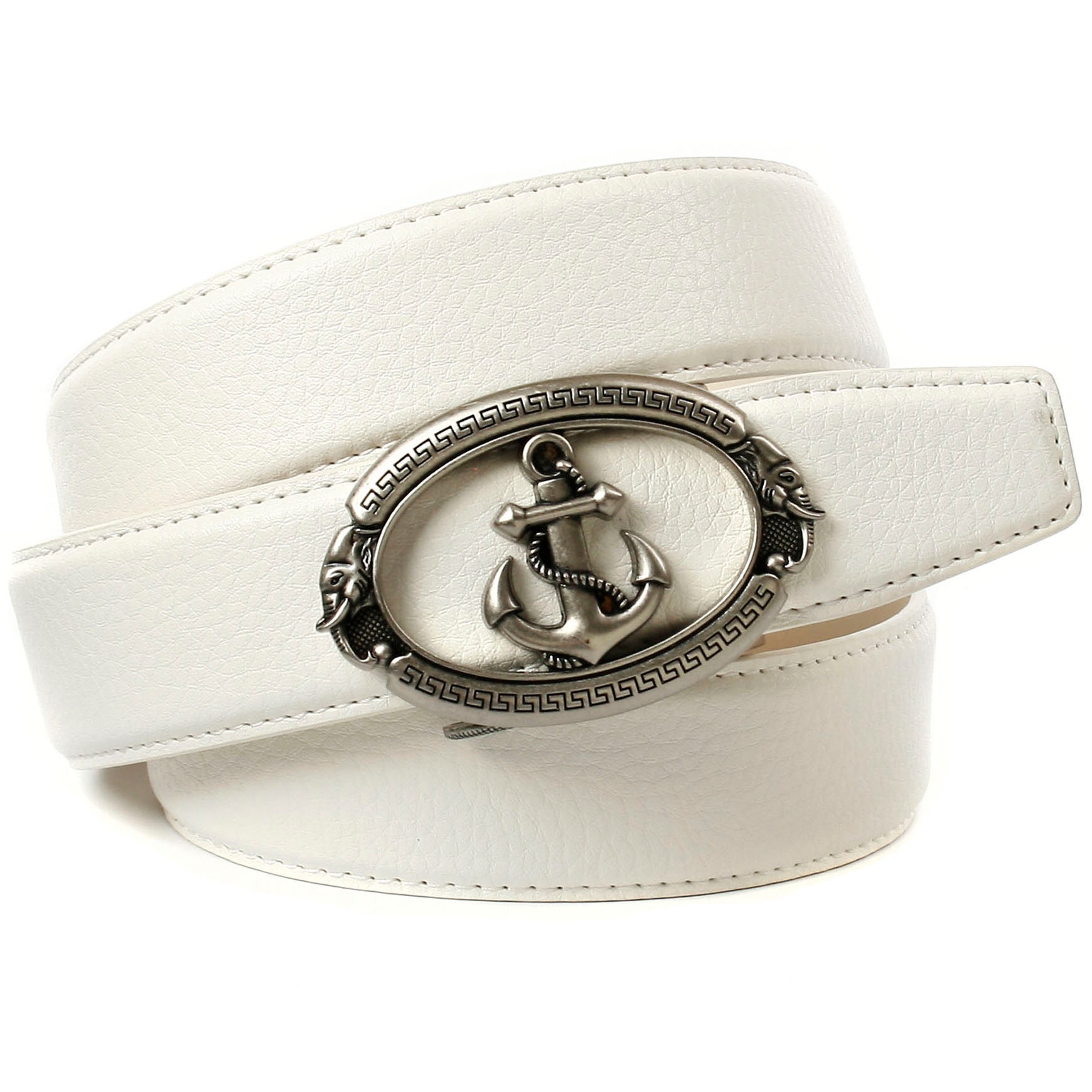Image of Anthoni Crown Ledergürtel, mit stilisiertem Anker bei Ackermann Versand Schweiz