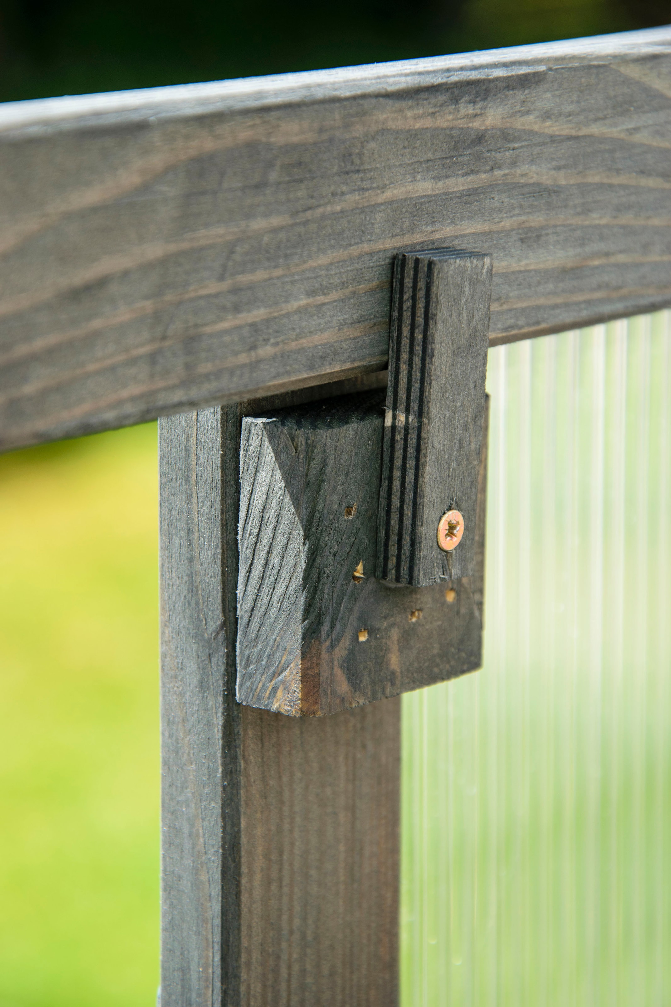 dobar Anzuchttopf »Dome«, grosser Anzuchtschrank aus FSC®-zertifiziertem Kiefernholz, Anthrazit