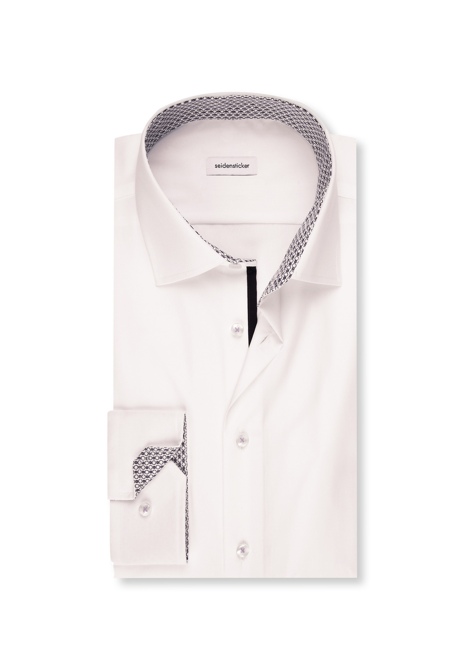 seidensticker Businesshemd »Schwarze Rose« Slim 1/1 Kentkragen Uni