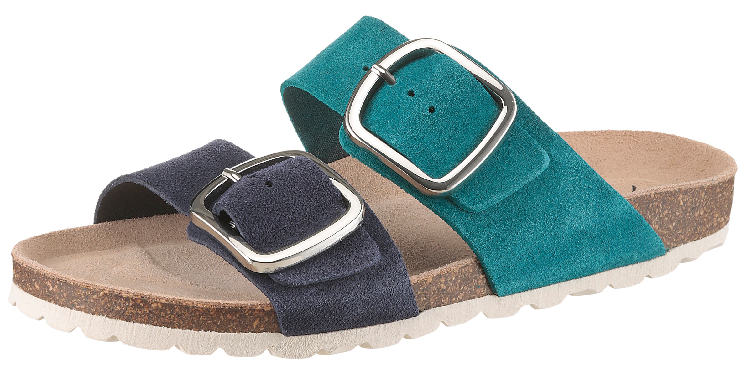 Aniston SHOES Pantolette  Sommerschuh, Hausschuh mit Eye-Catching Farben