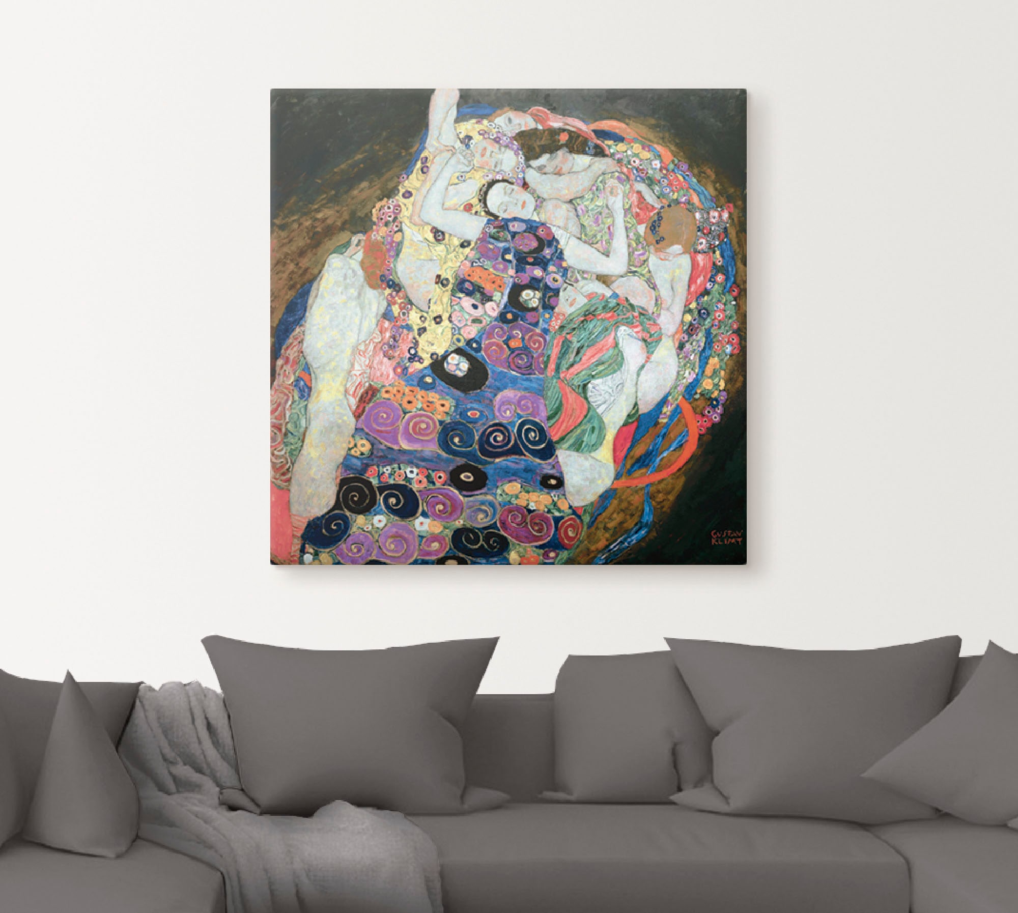 Artland Wandbild »Die Mädchen (Die Jungfrau)«, Frau, (1 St.), als Leinwandbild, Wandaufkleber in verschied. Grössen